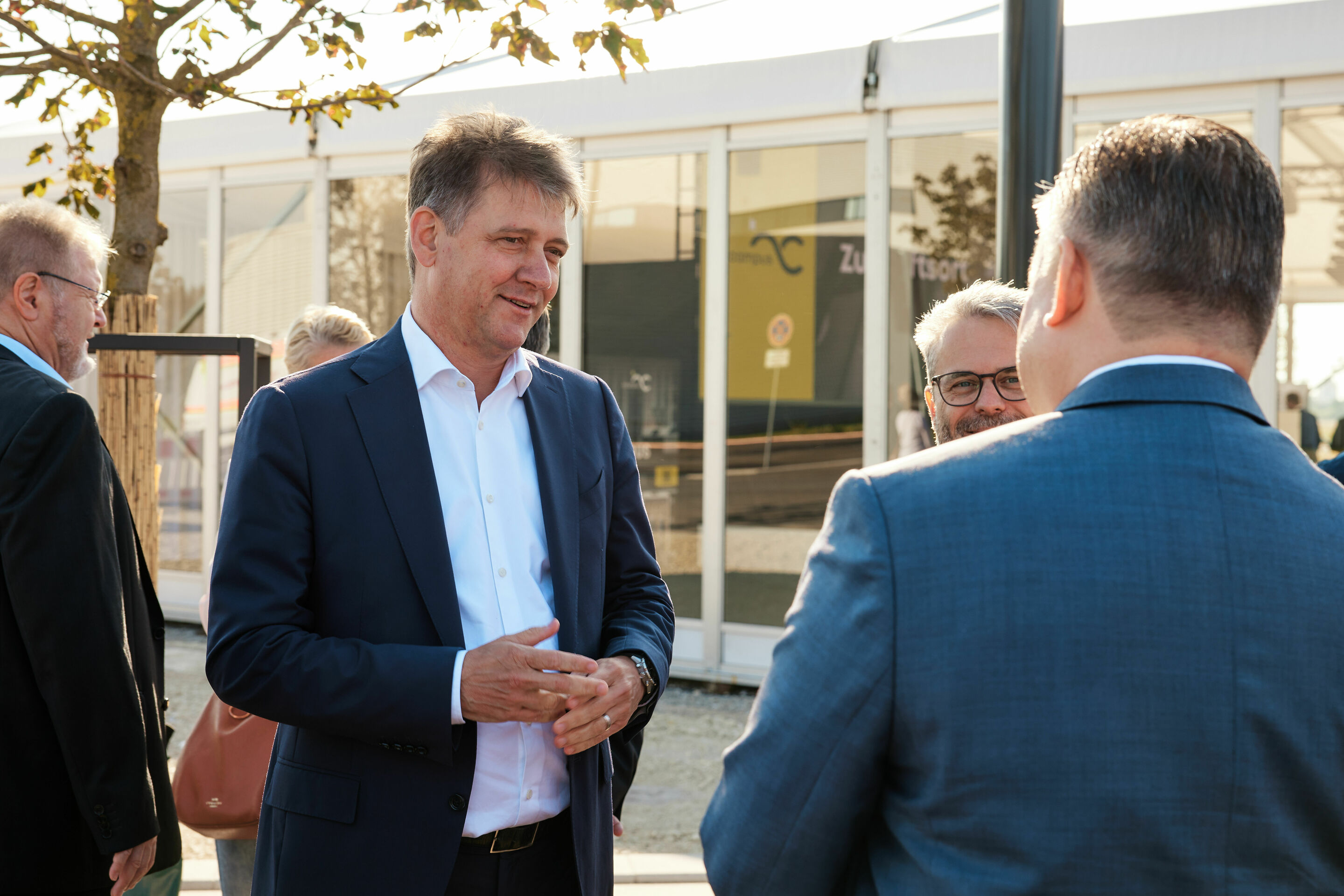 incampus opens in Ingolstadt: Ground for new ideas - Gernot Döllner (Audi CEO) in conversation with the Mayor of Ingolstadt Christian Scharpf and Peter Mosch (Chairman of the General Works Council of AUDI AG)