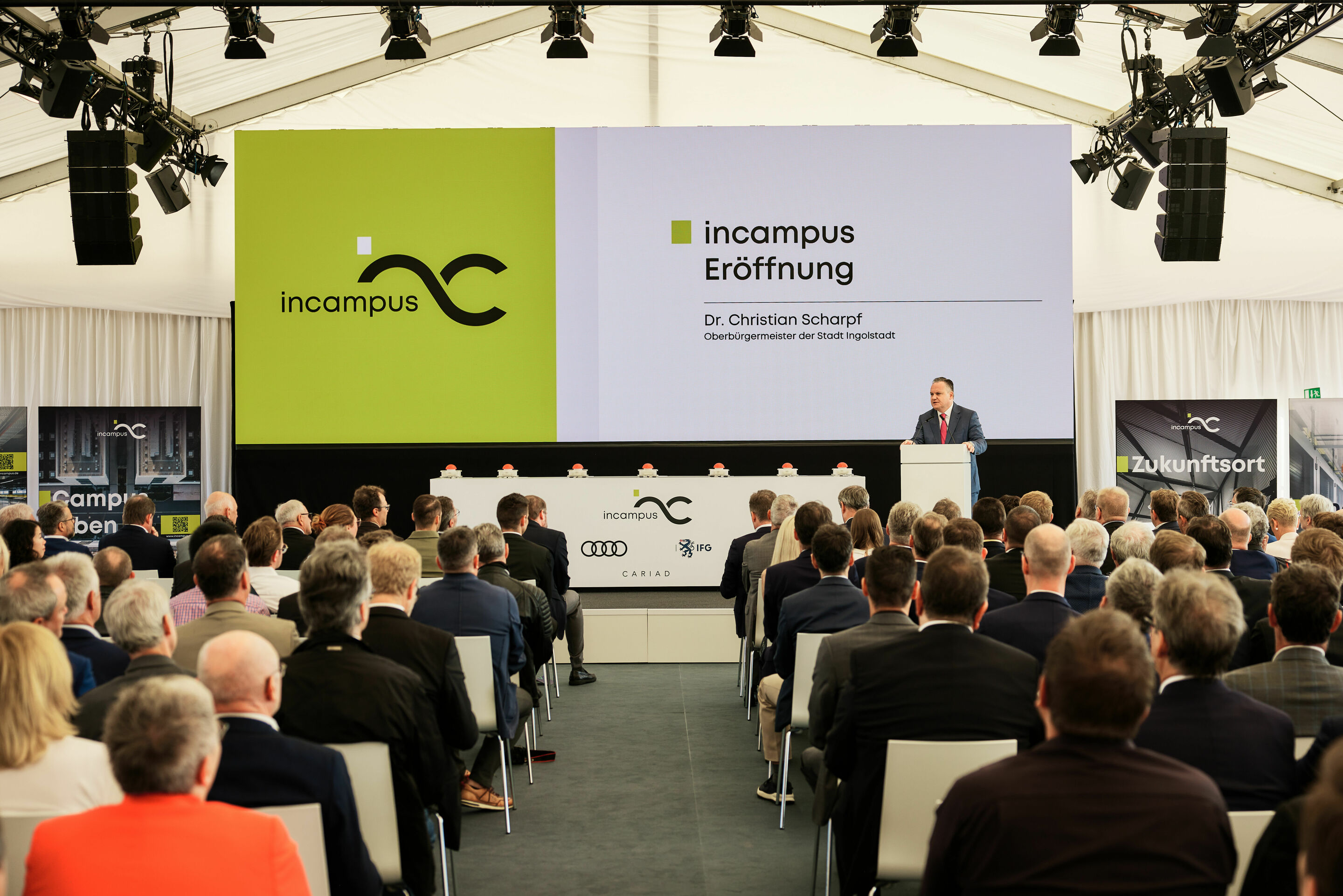 incampus opens in Ingolstadt: Ground for new ideas - Christian Scharpf, Mayor of the City of Ingolstadt