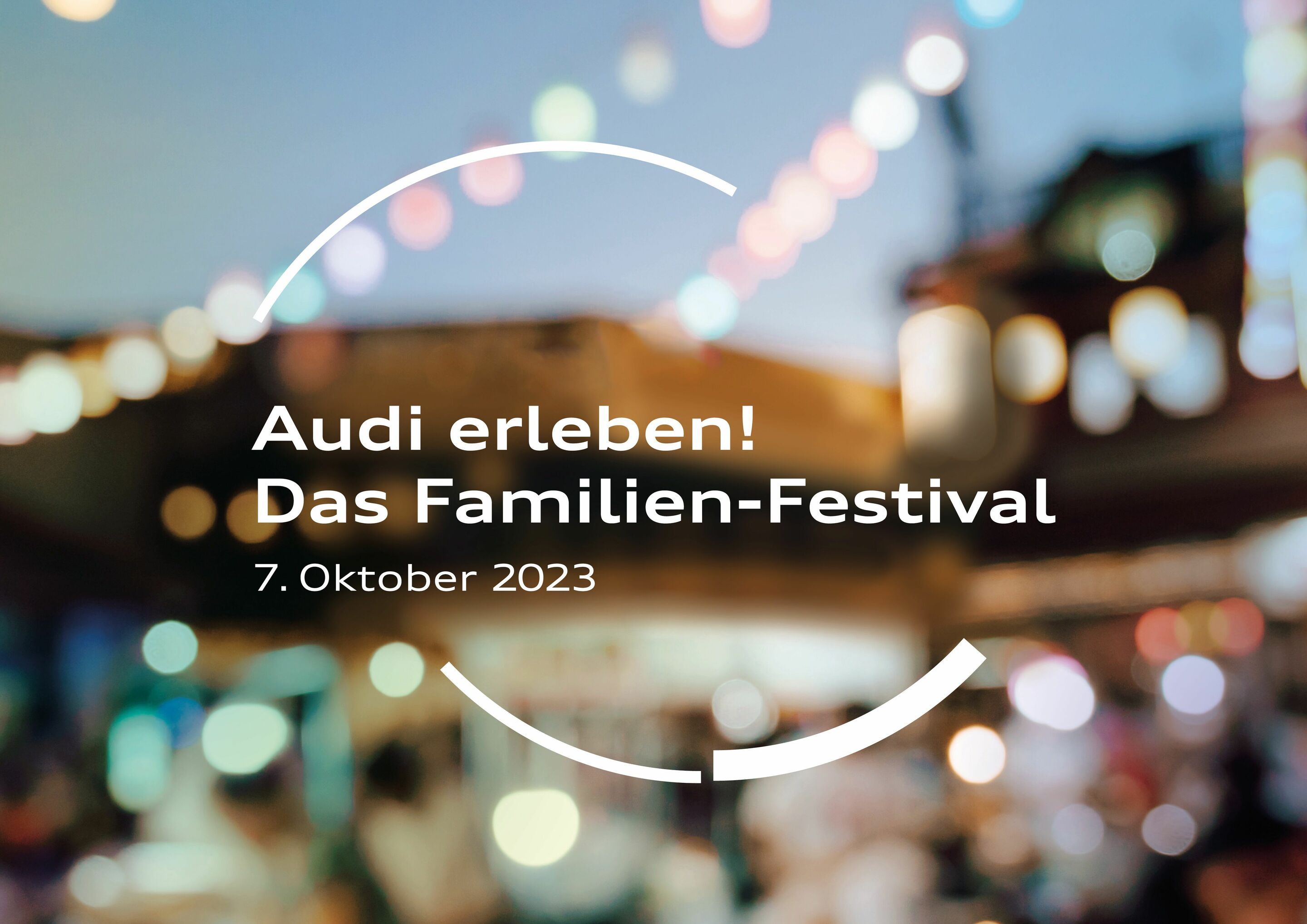 Audi celebrates Family Festival - A day dedicated to the four rings: The Audi Family Festival takes place at three locations simultaneously; 90,000 guests are expected to attend.