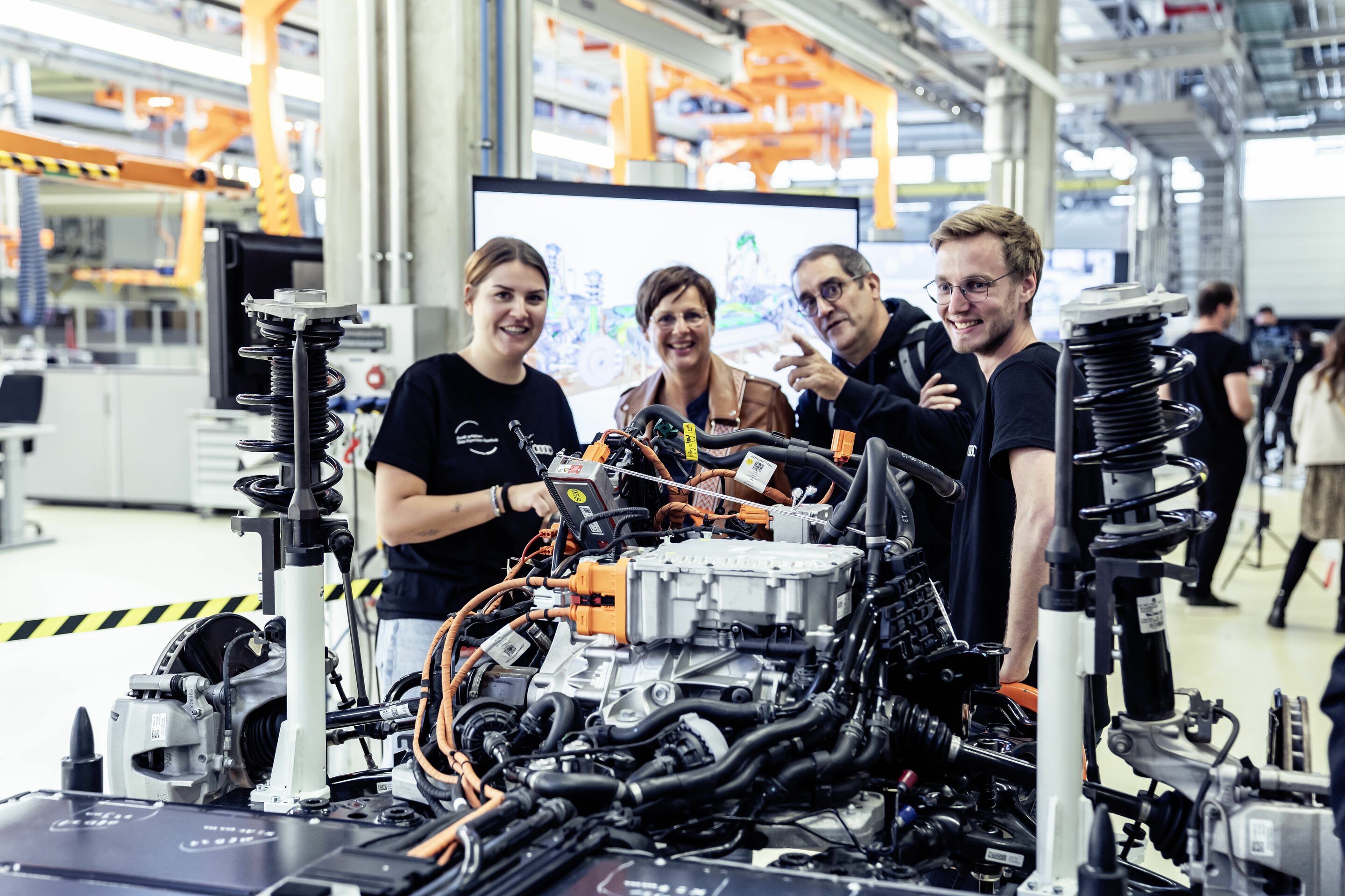 Audi celebrates Family Festival - Audi Family Festival on October 7, 2023 in Ingolstadt: a glimpse in technical development