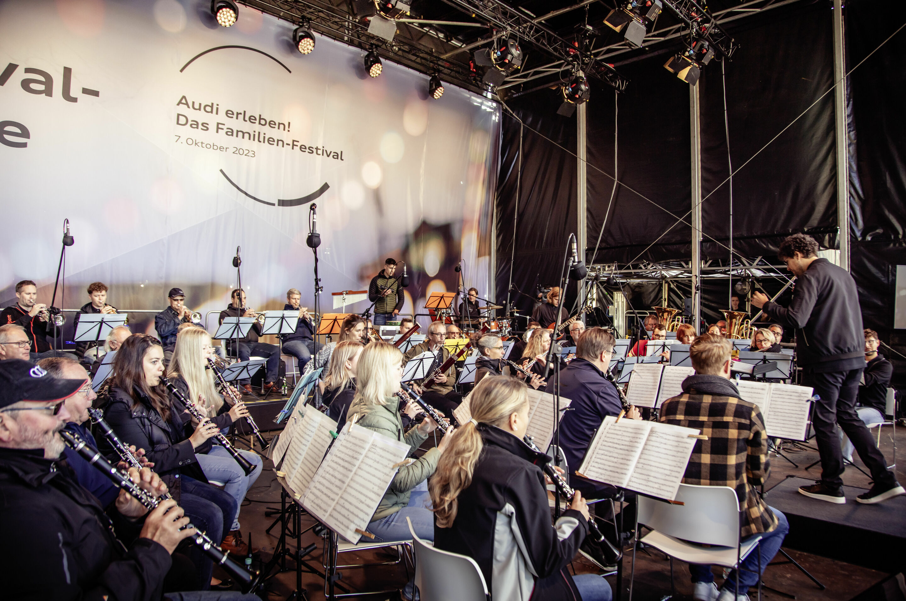 Audi celebrates Family Festival - Great atmosphere at the Audi Family Festival on October 7, 2023 in Ingolstadt.