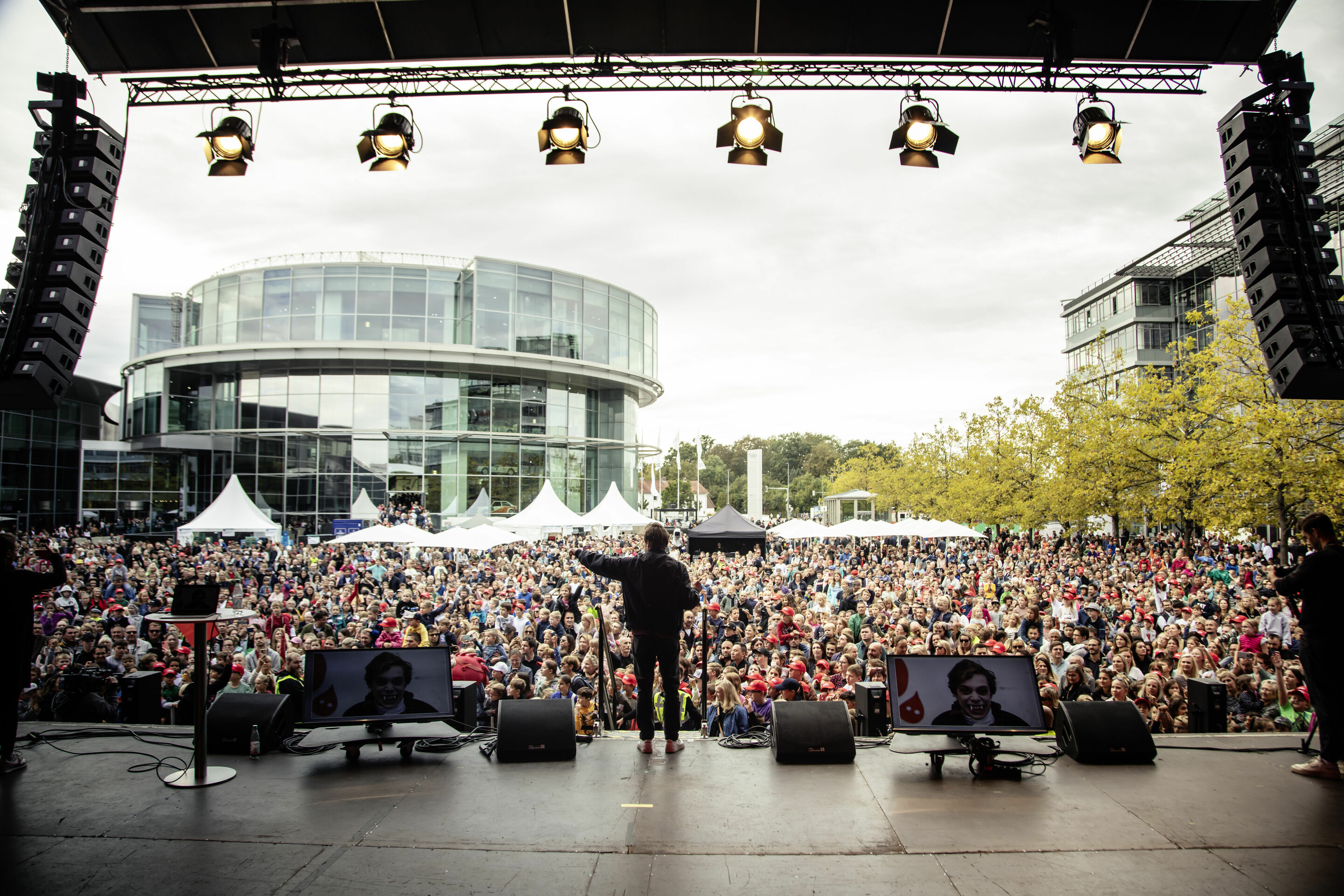 Audi celebrates Family Festival - Great atmosphere at the Audi Family Festival on October 7, 2023 in Ingolstadt.