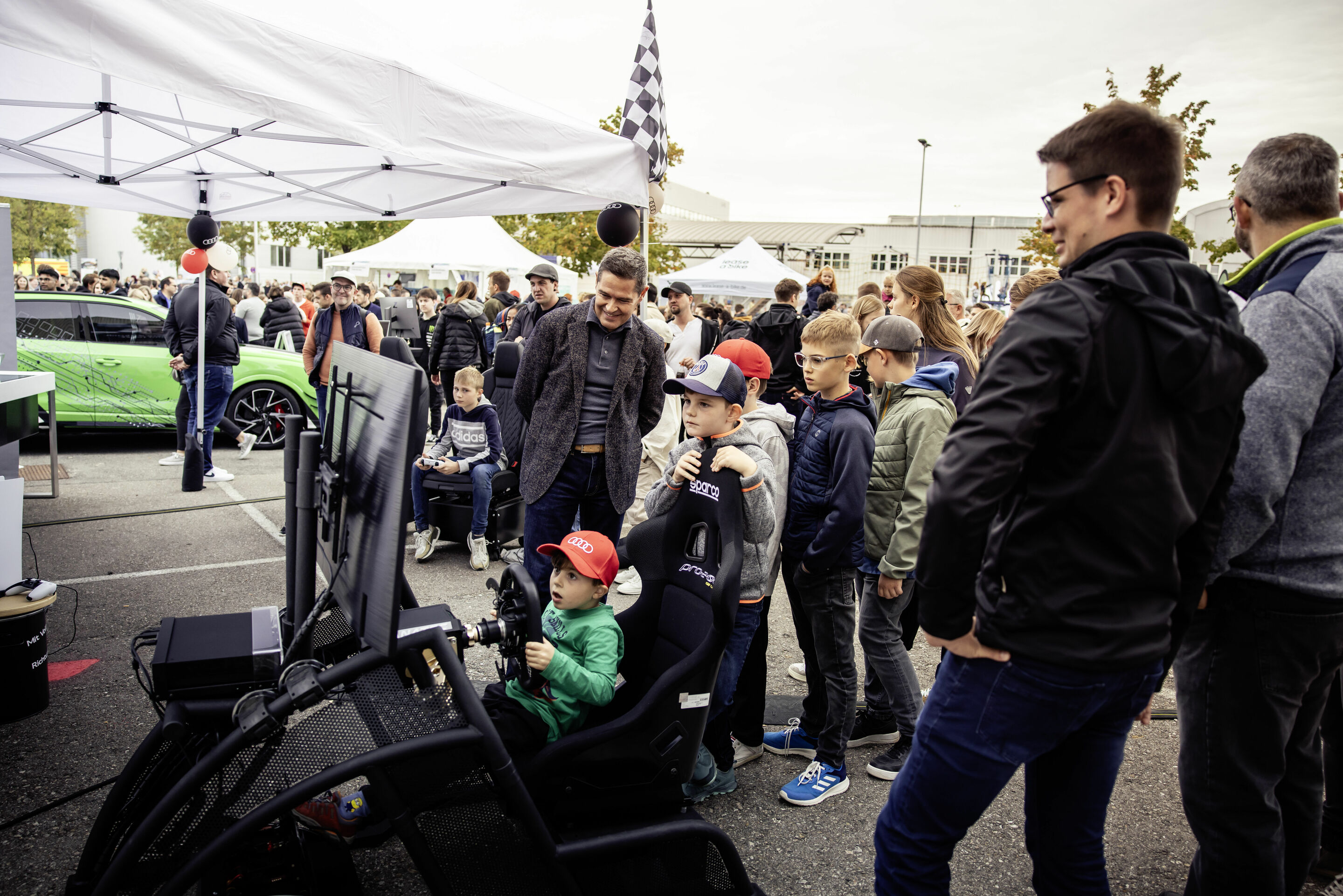 Audi celebrates Family Festival - Great atmosphere at the Audi Family Festival on October 7, 2023 in Ingolstadt.