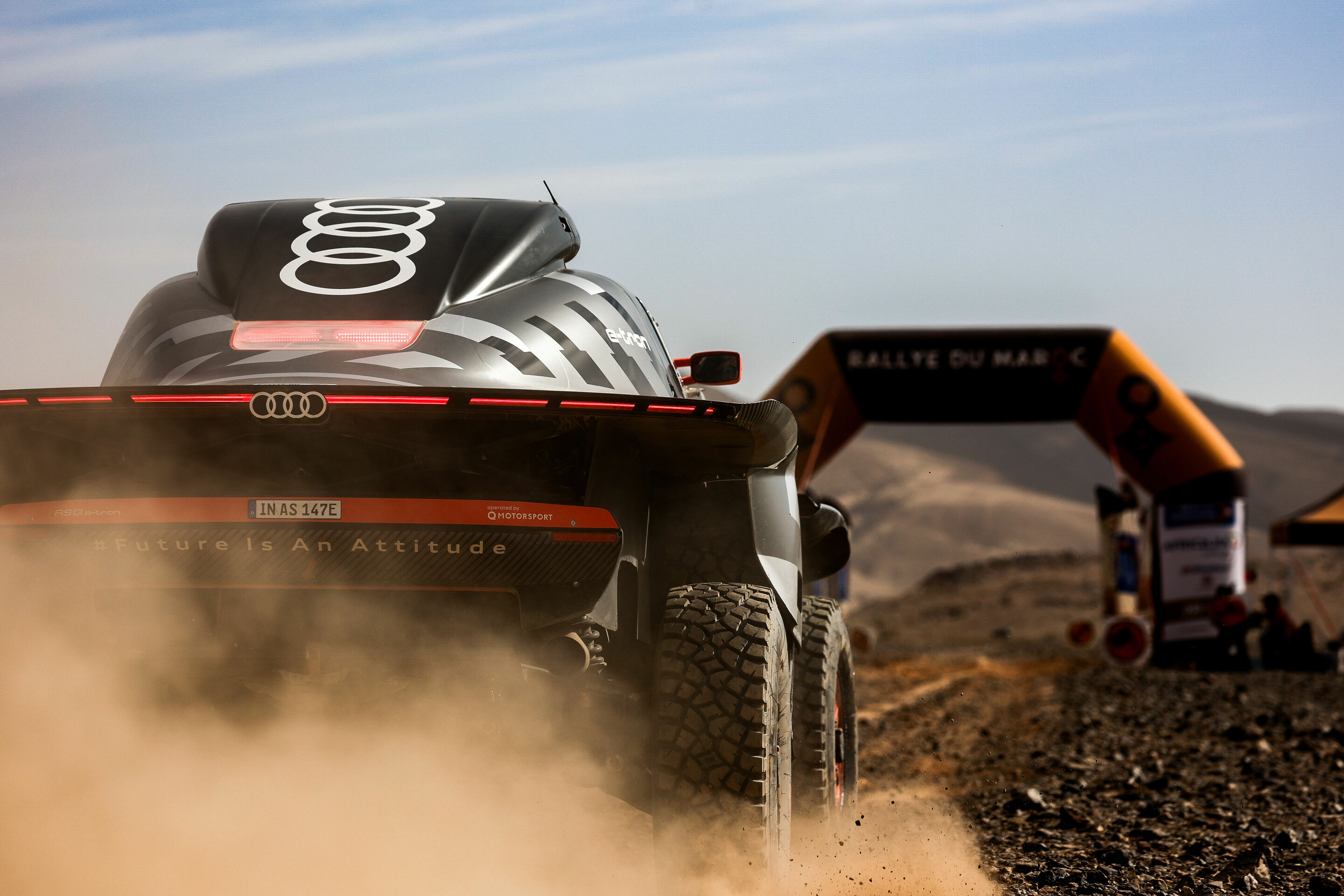 Rallye du Maroc 2023 - Audi RS Q e-tron #206 (Team Audi Sport), Mattias Ekström/Emil Bergkvist