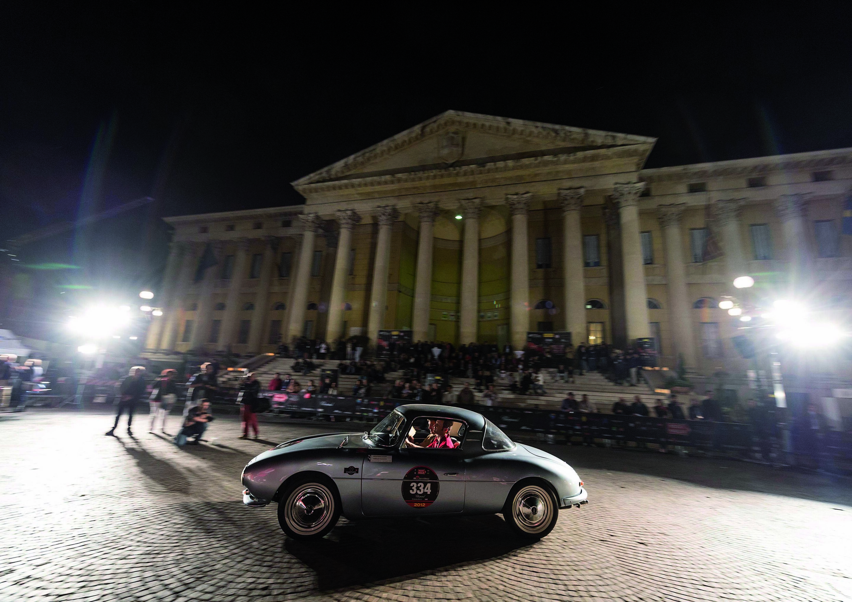 Audi Mille Miglia 2012 - Erster großer Auftritt: Der DKW Monza in Verona.