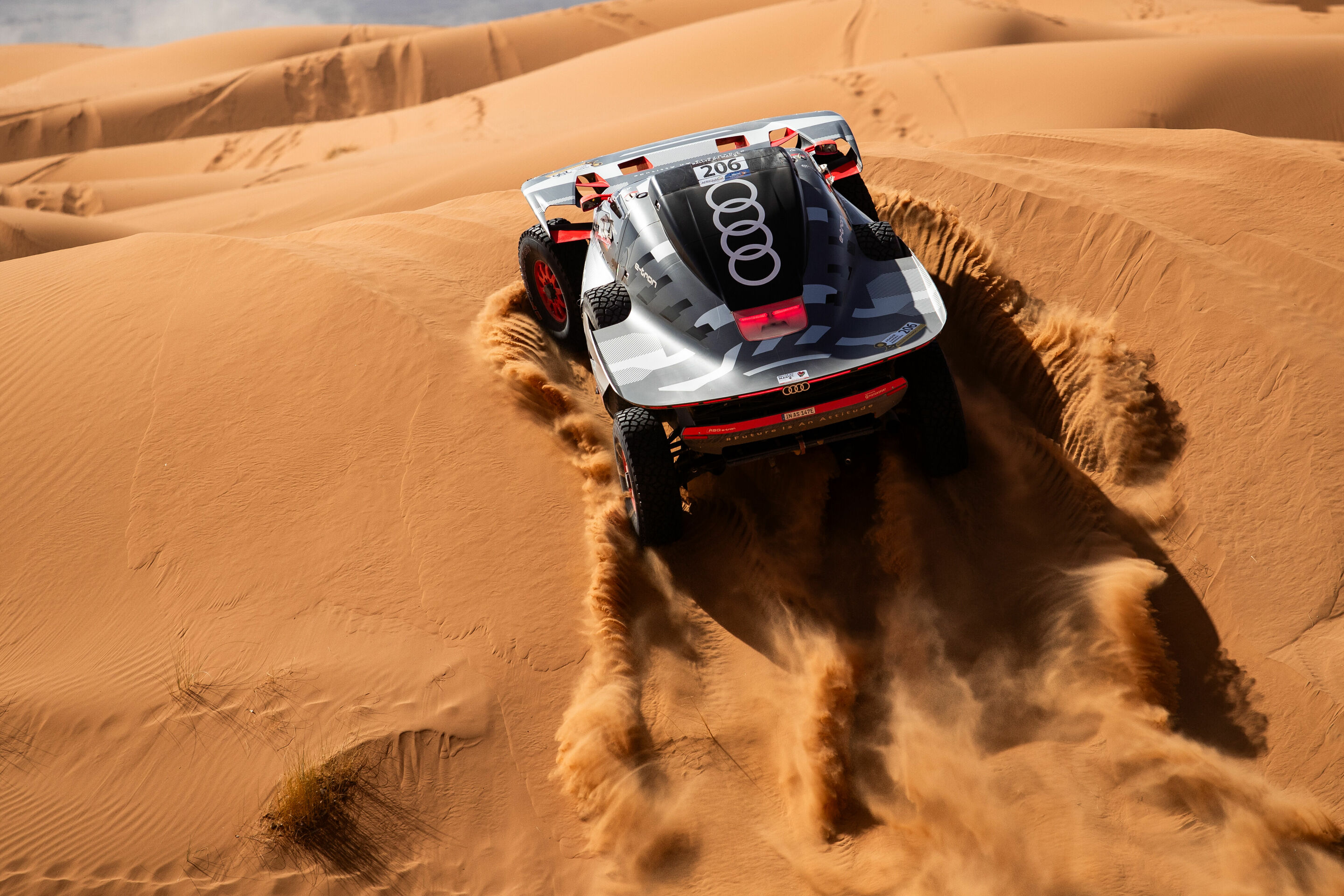 Rallye du Maroc 2023 - Audi RS Q e-tron #206 (Team Audi Sport), Mattias Ekström/Emil Bergkvist