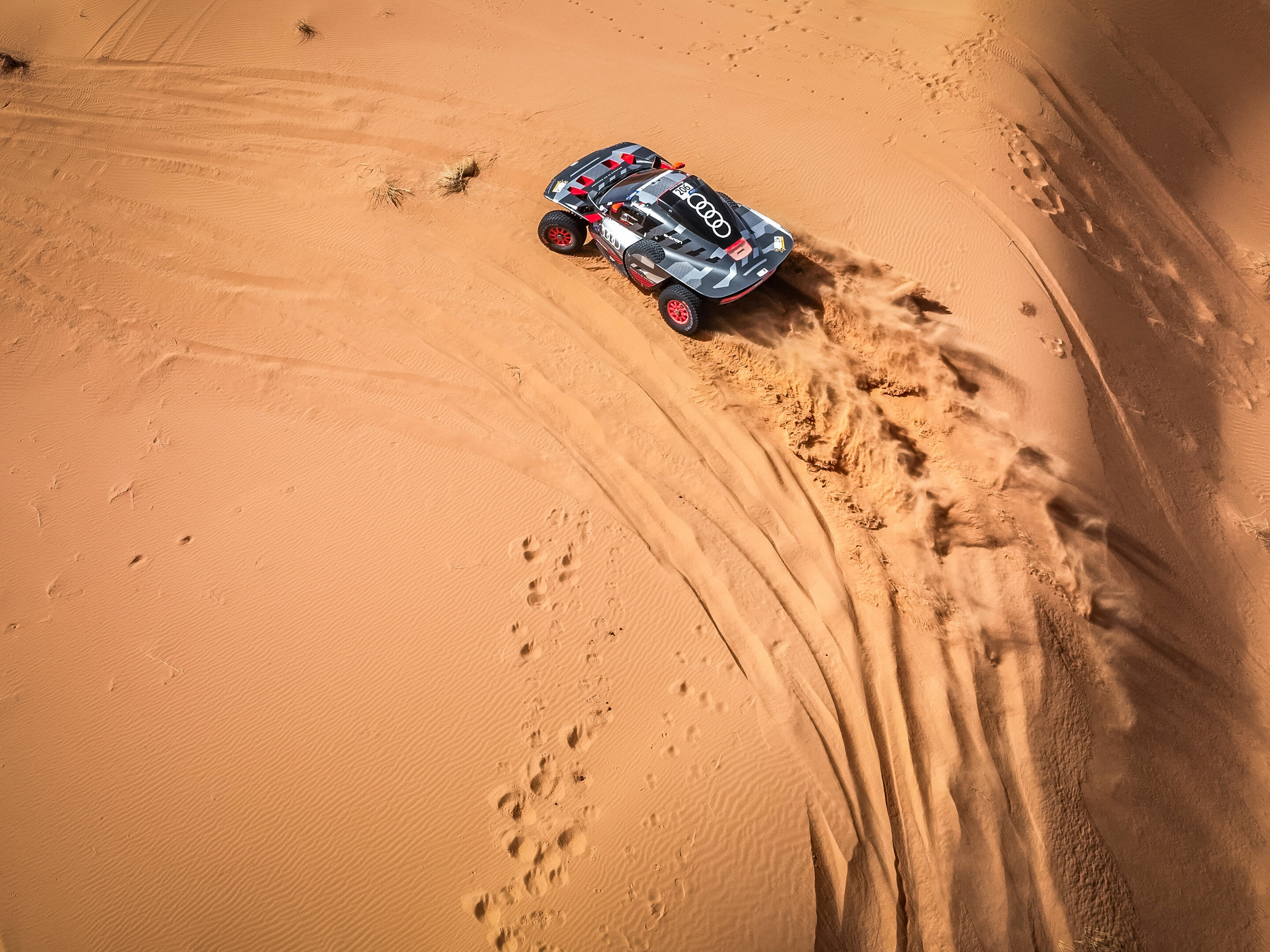 Rallye du Maroc 2023 - Audi RS Q e-tron #206 (Team Audi Sport), Mattias Ekström/Emil Bergkvist