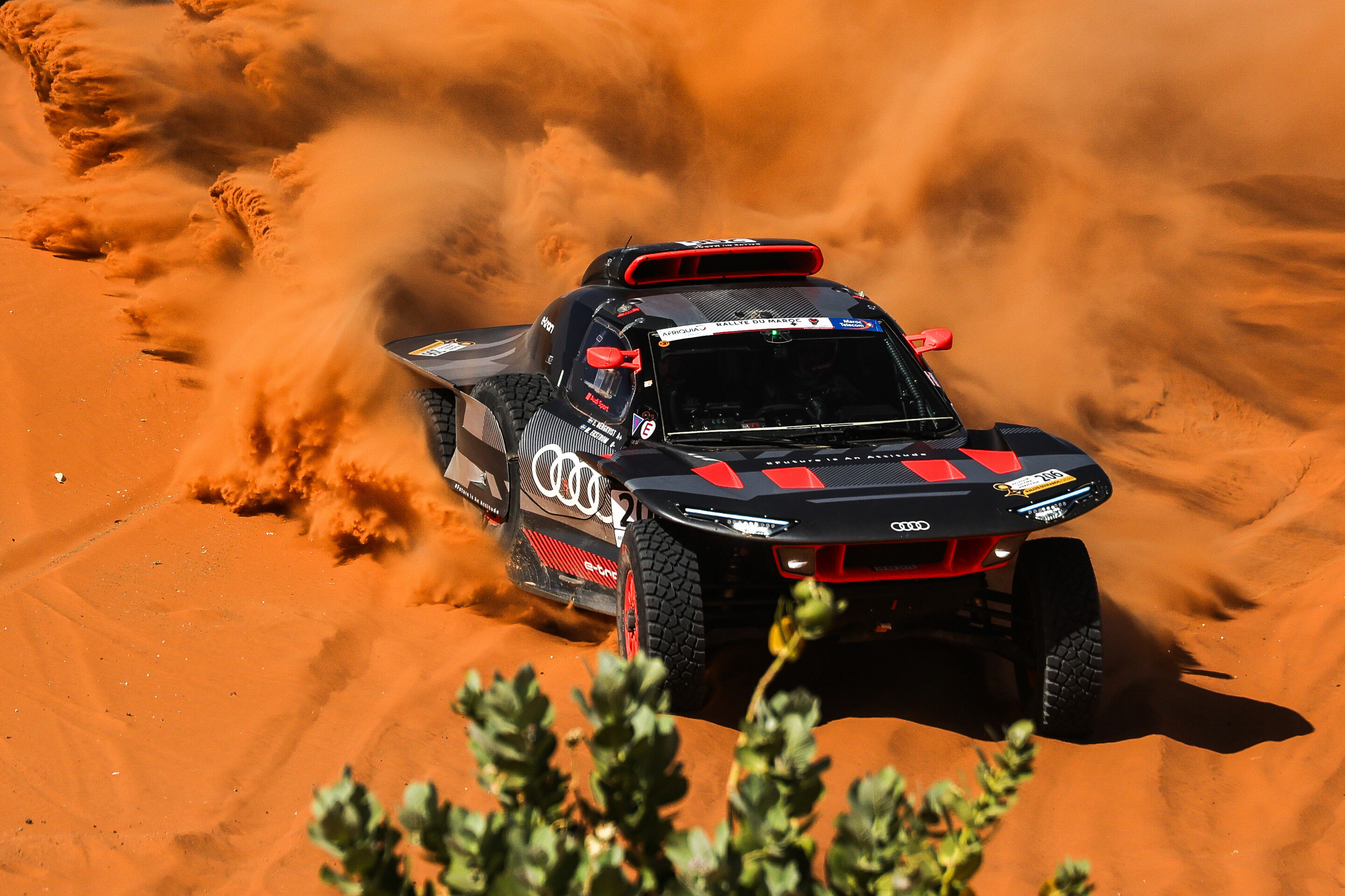 Rallye du Maroc 2023 - Audi RS Q e-tron #206 (Team Audi Sport), Mattias Ekström/Emil Bergkvist