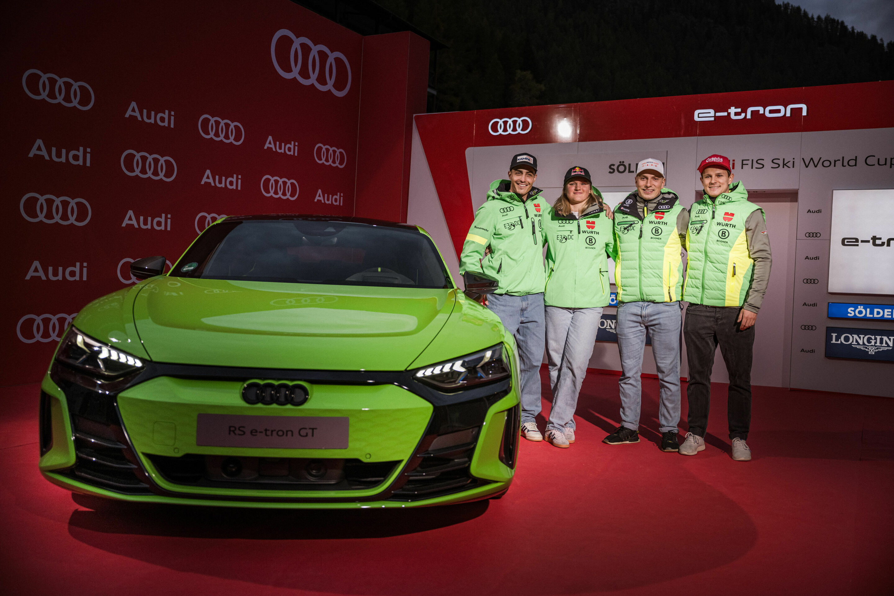Audi FIS Ski World Cup Sölden 2023 - Anton Grammel, Emma Aicher, Jonas Stockinger, Fabian Gratz