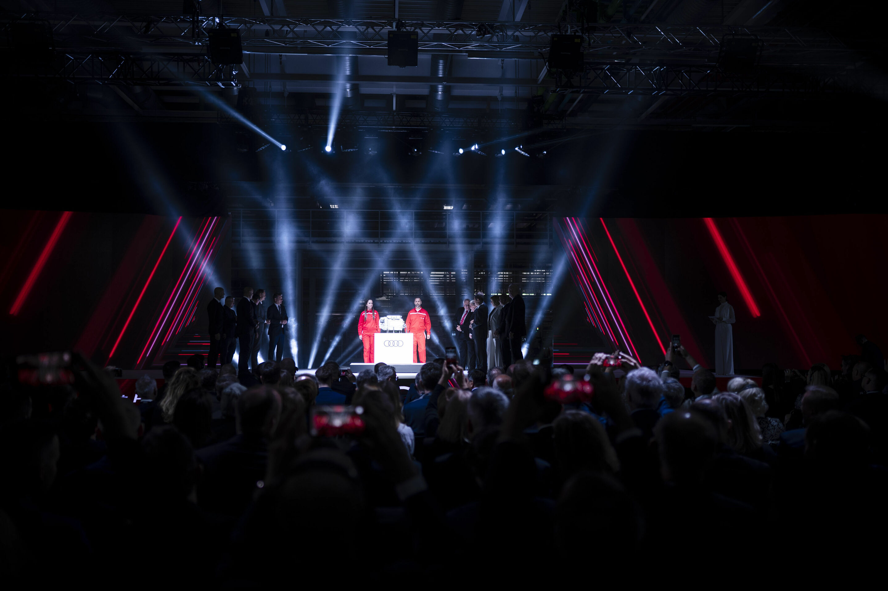 Audi startet in Győr Produktion von Elektromotoren für die PPE - Festakt am 7. November 2023