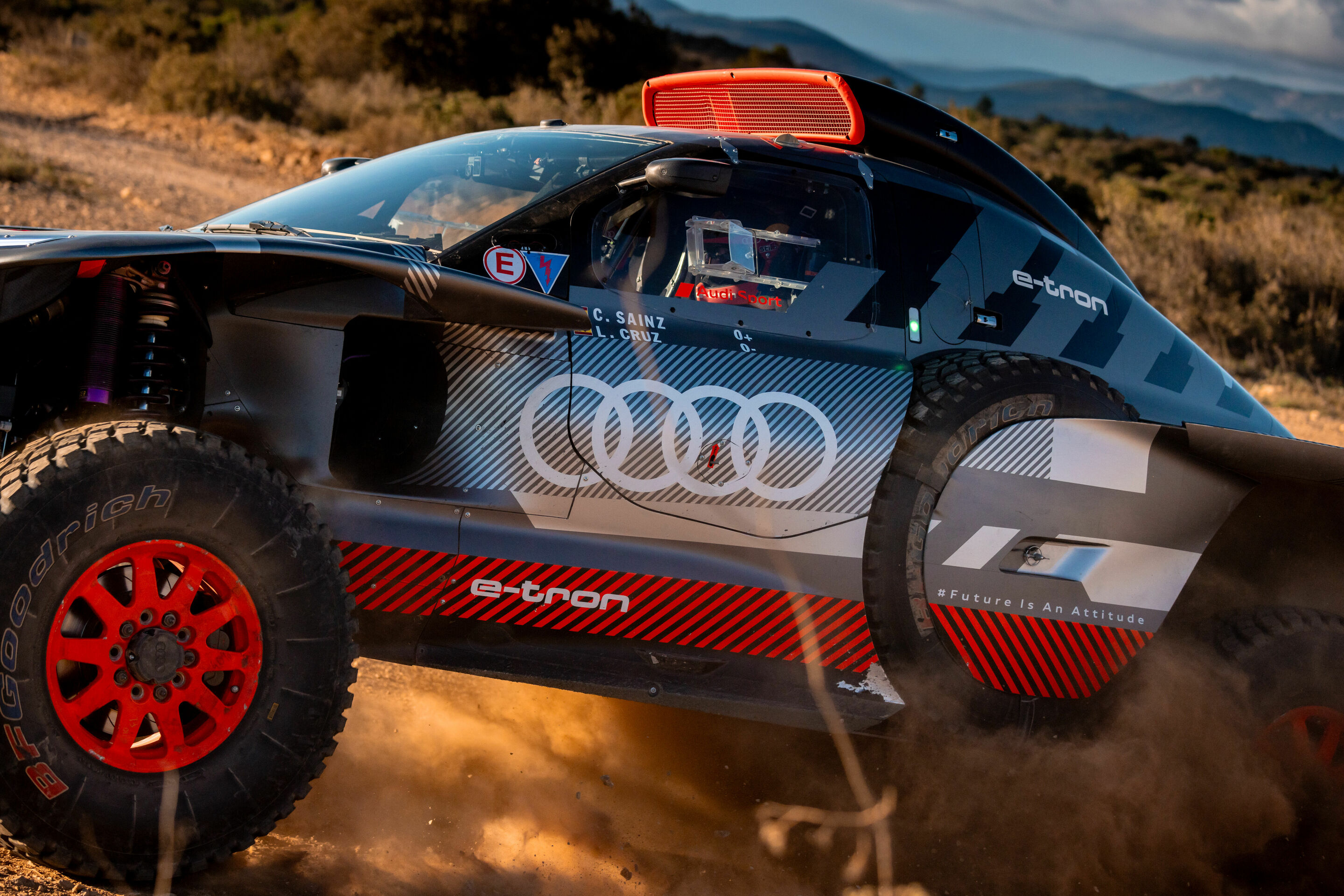Dakar-Test Frankreich, November 2023 - Audi RS Q e-tron