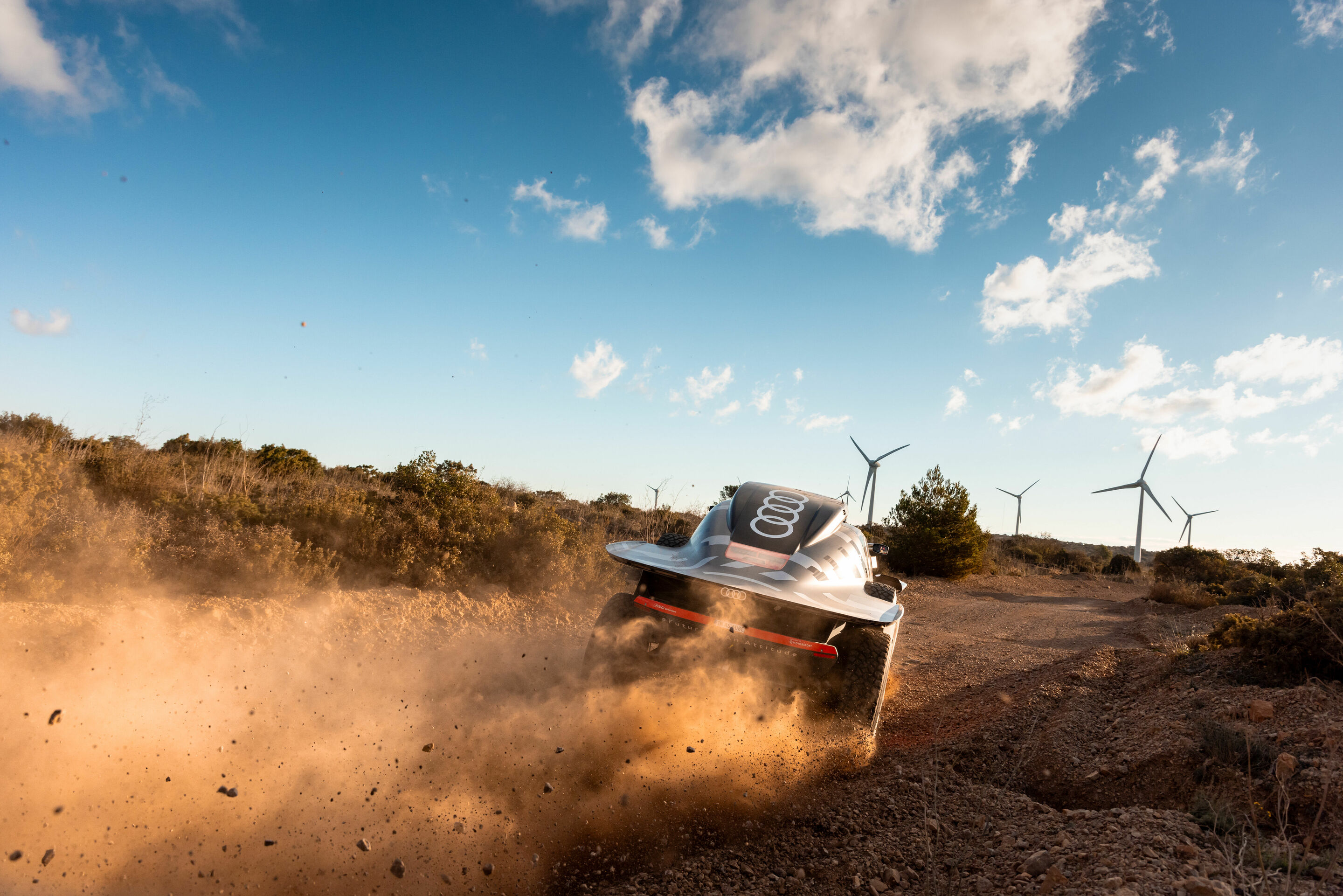 Dakar-Test Frankreich, November 2023 - Audi RS Q e-tron