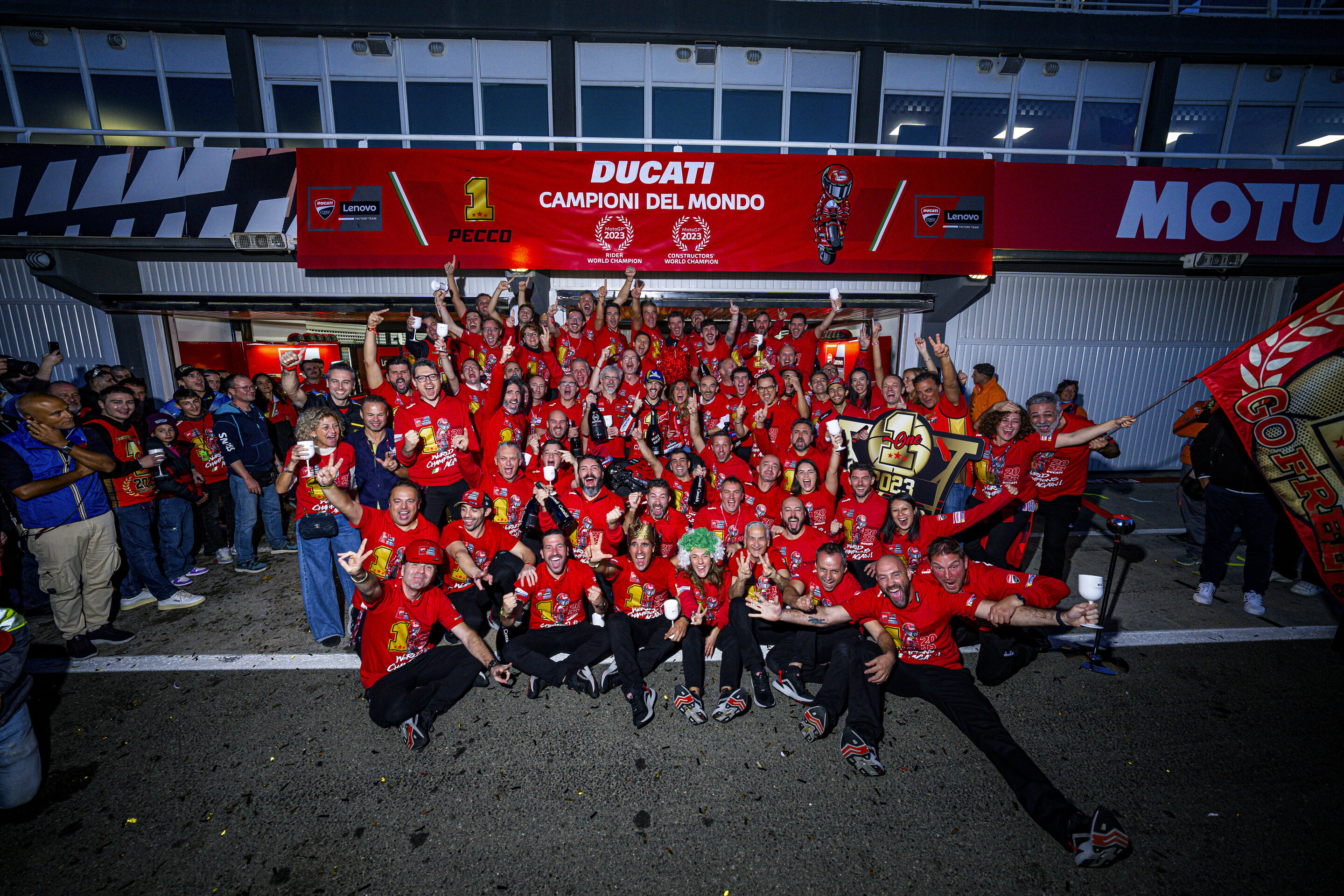 Francesco Bagnaia and Ducati 2023 MotoGP World Champions - Francesco Bagnaia and Ducati 2023 MotoGP World Champions