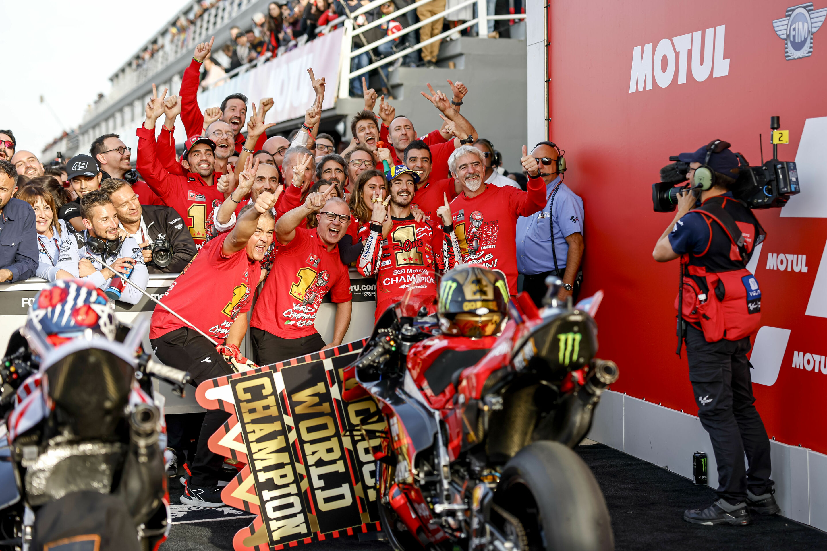 Francesco Bagnaia and Ducati 2023 MotoGP World Champions - Francesco Bagnaia and Ducati 2023 MotoGP World Champions