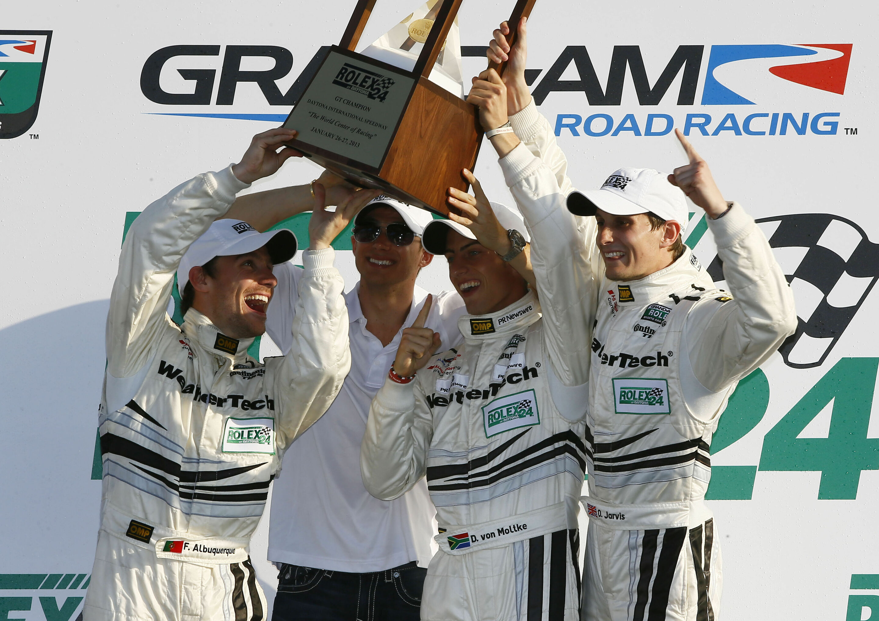 One-two victory for Audi customer teams at Daytona - At the Daytona 24 Hours, the Audi R8 GRAND-AM has made its best showing to date: Filipe Albuquerque/Oliver Jarvis/Edoardo Mortara/Dion von Moltke won the GT category in a dramatic finale. The runners-up...