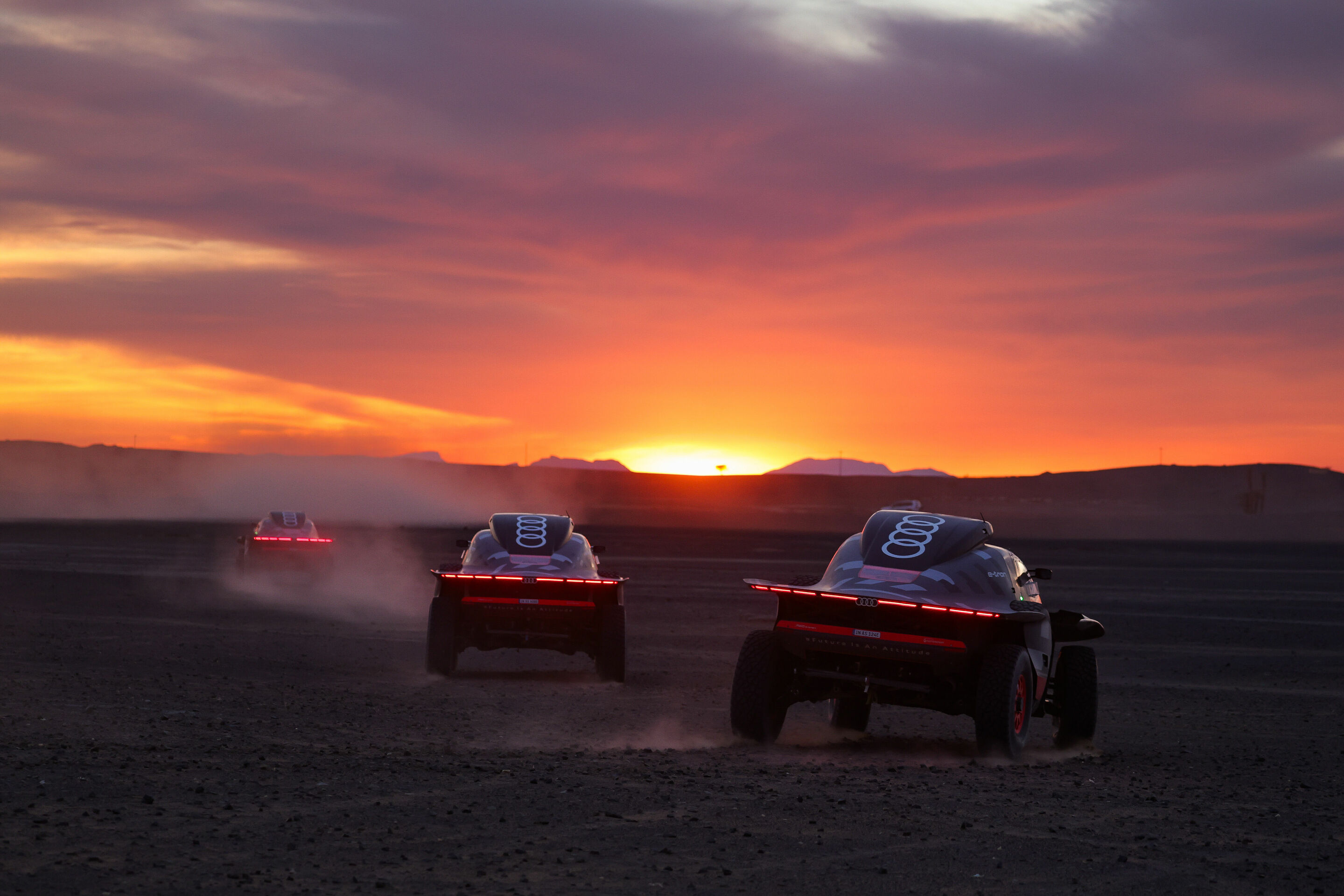 Dakar-Test Marokko, Oktober 2023 - Audi RS Q e-tron