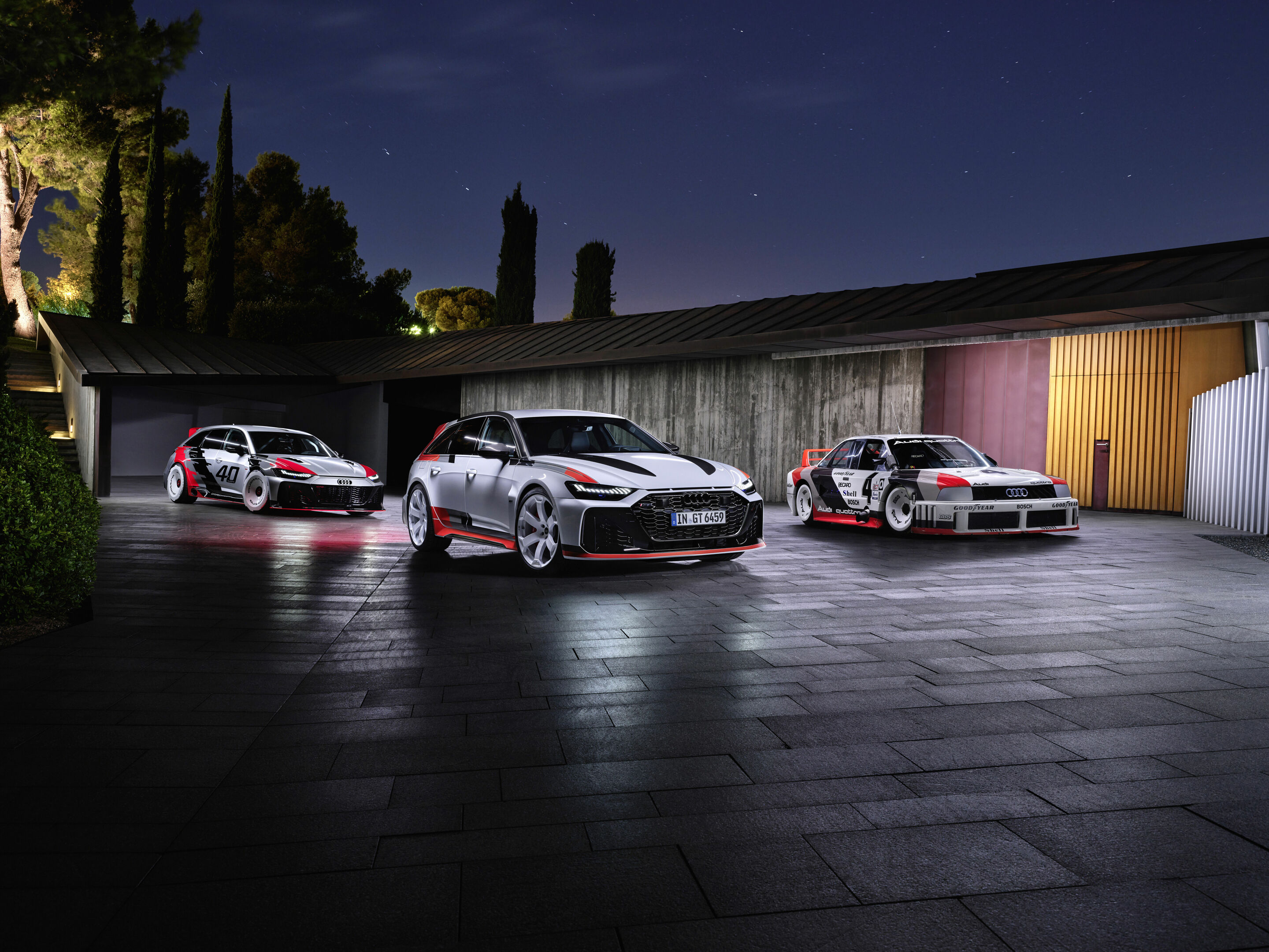 Audi RS 6 Avant GT - RS 6 GTO concept, Audi RS 6 Avant GT, Audi 90 quattro IMSA GTO
Standaufnahme