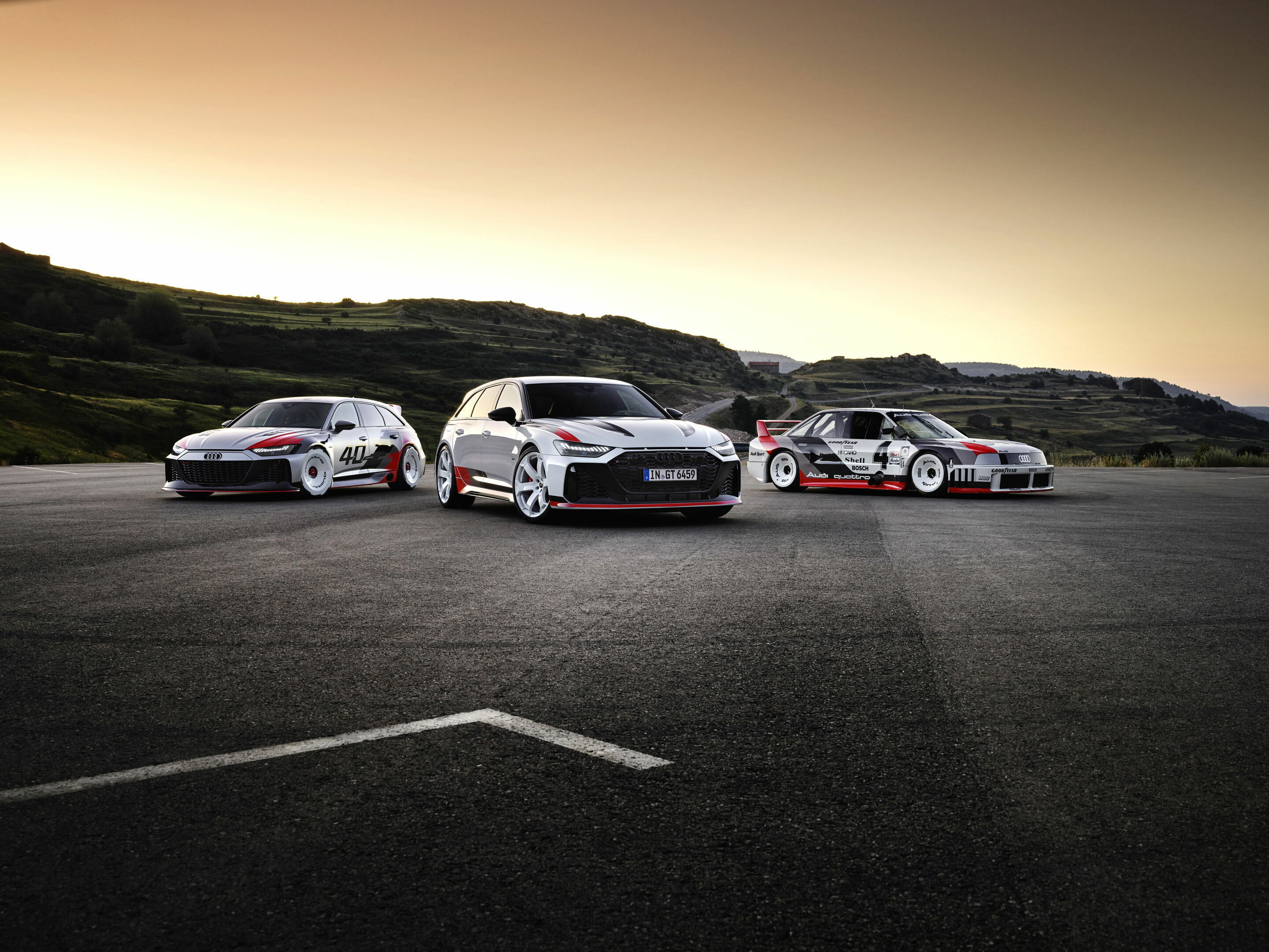 Audi RS 6 Avant GT - RS 6 GTO concept, Audi RS 6 Avant GT, Audi 90 quattro IMSA GTO
Static photo
