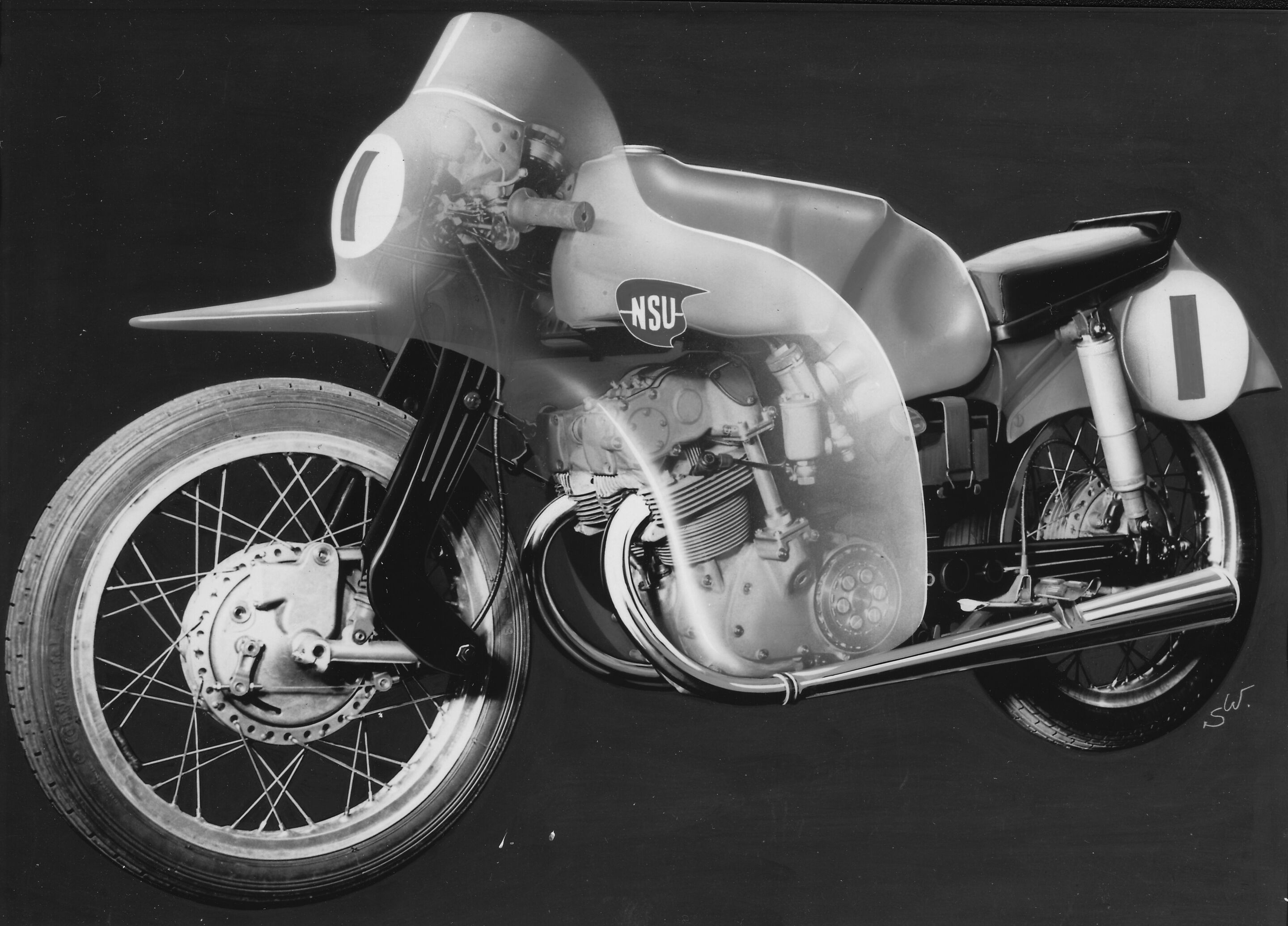 Record-breaking aerodynamics - The NSU Rennmax Dolphin.