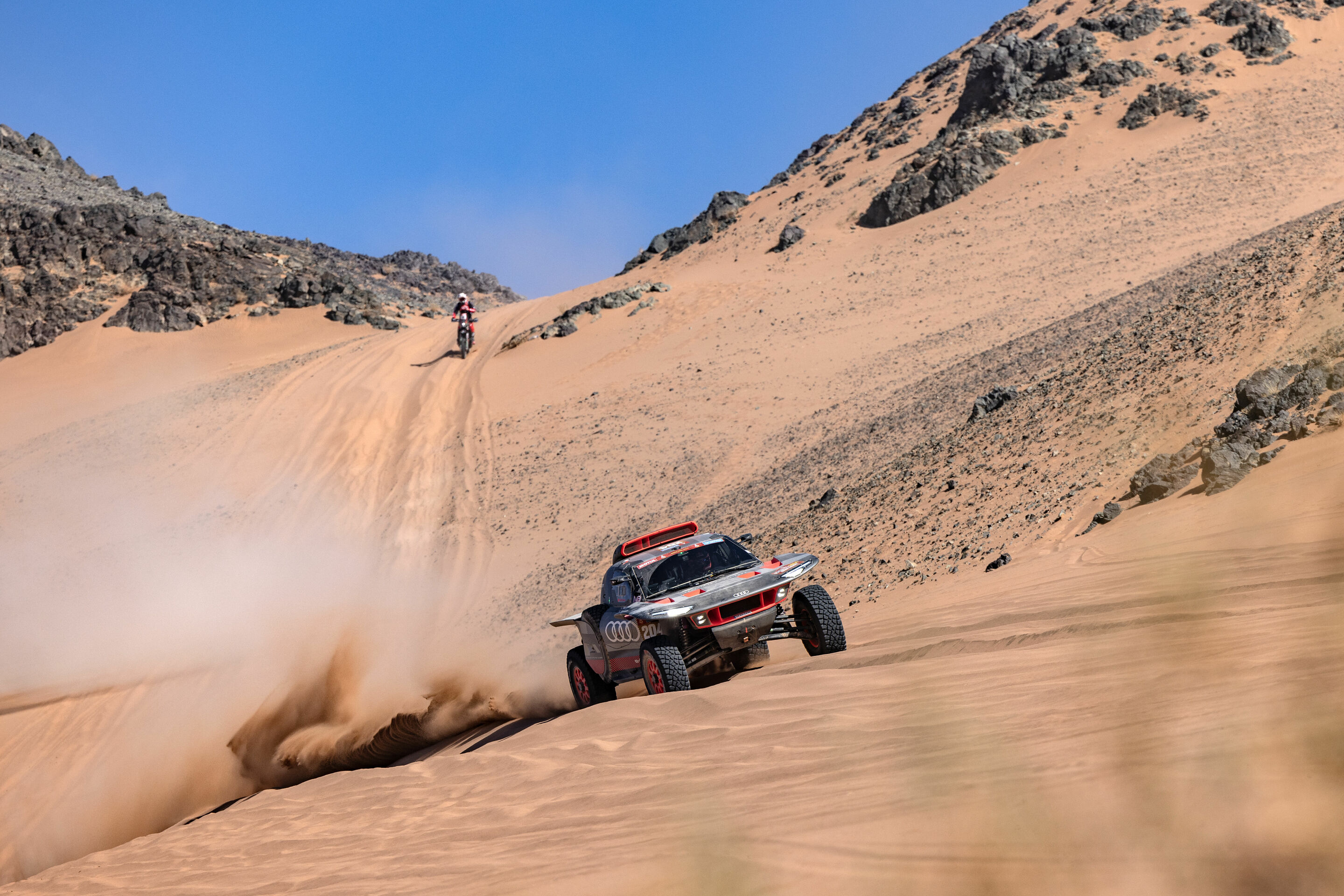 Dakar Rally 2024 - Audi RS Q e-tron #204 (Team Audi Sport), Carlos Sainz/Lucas Cruz