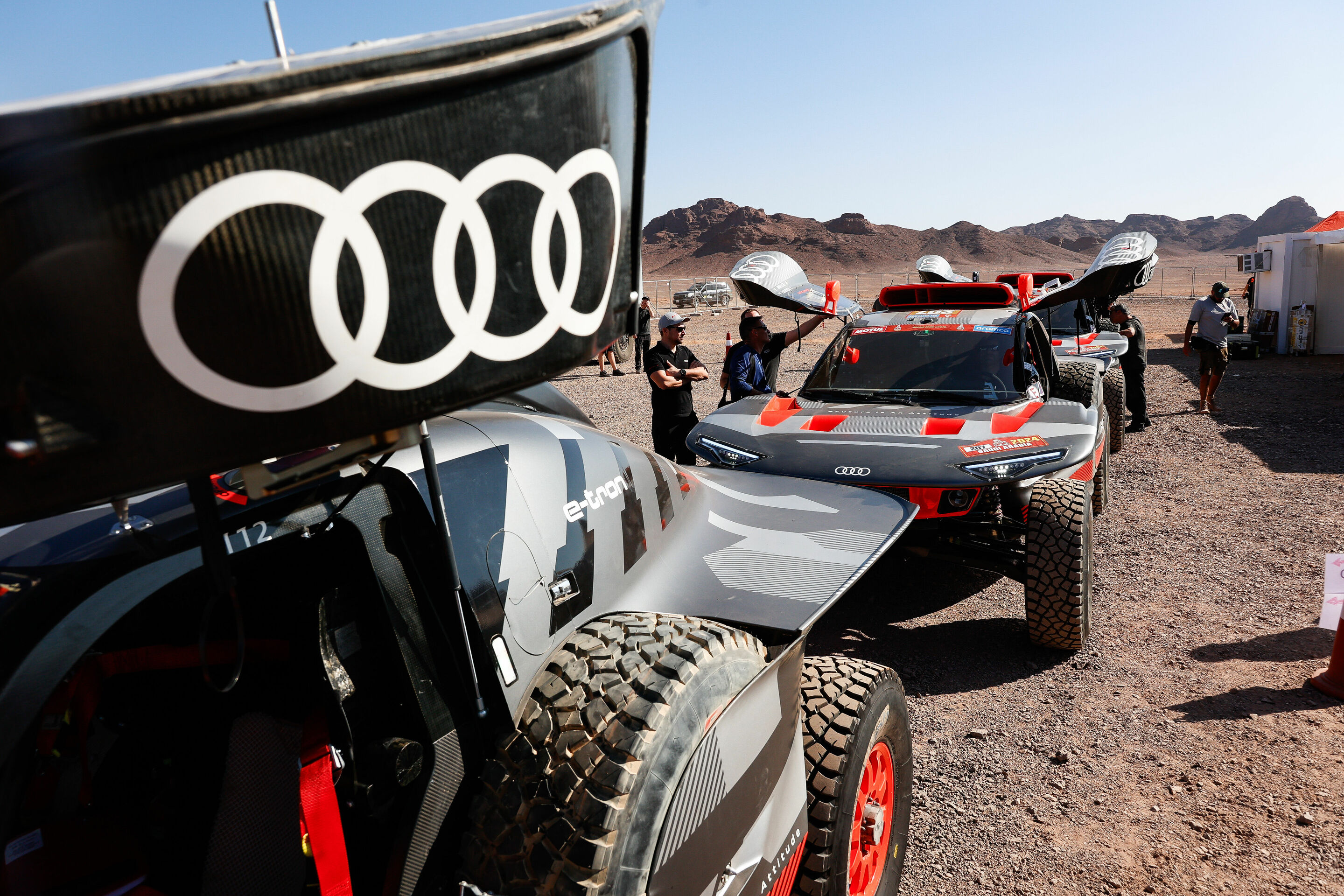 Rallye Dakar 2024 - Audi RS Q e-tron #207 (Team Audi Sport), Mattias Ekström/Emil Bergkvist