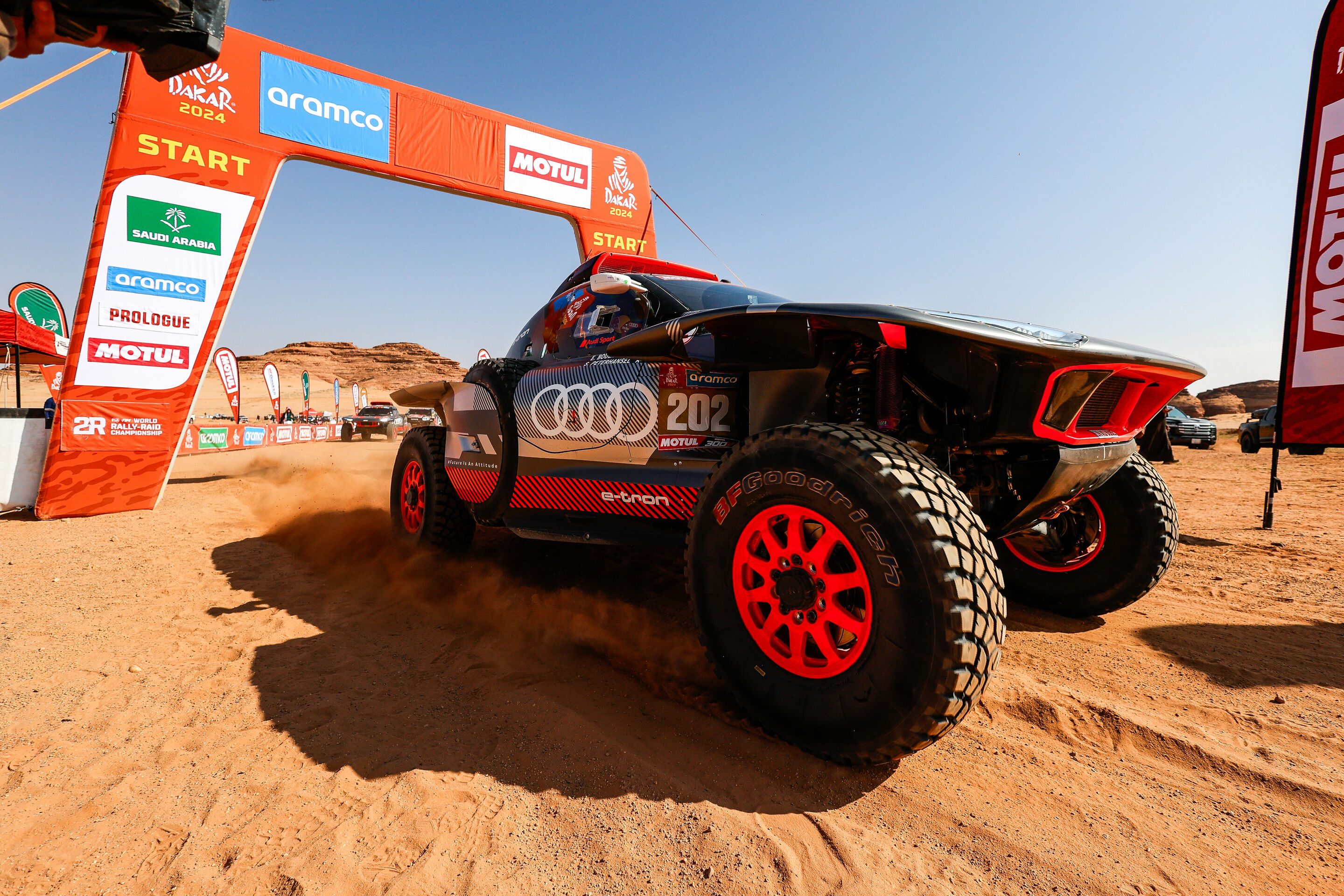 Rallye Dakar 2024 - Audi RS Q e-tron #202 (Team Audi Sport), Stéphane Peterhansel/Edouard Boulanger