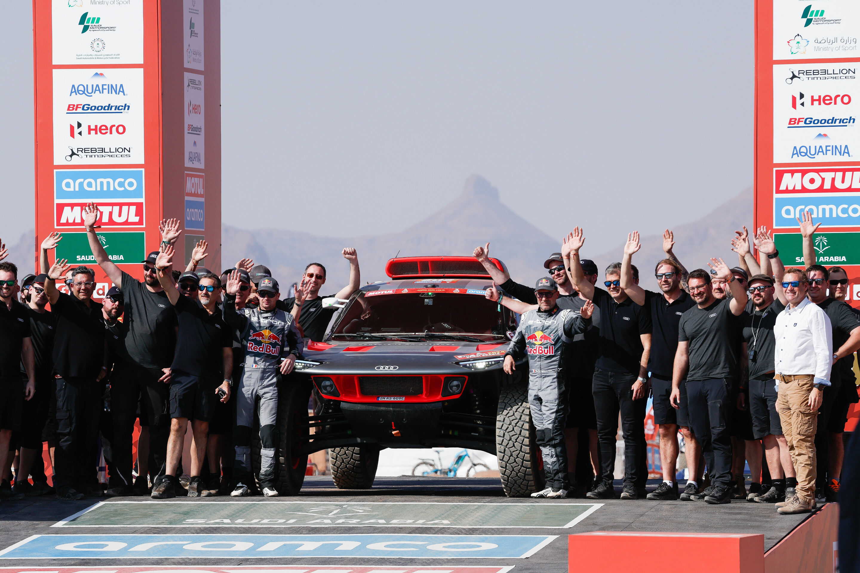 Dakar Rally 2024 - Audi RS Q e-tron #202 (Team Audi Sport), Stéphane Peterhansel/Edouard Boulanger