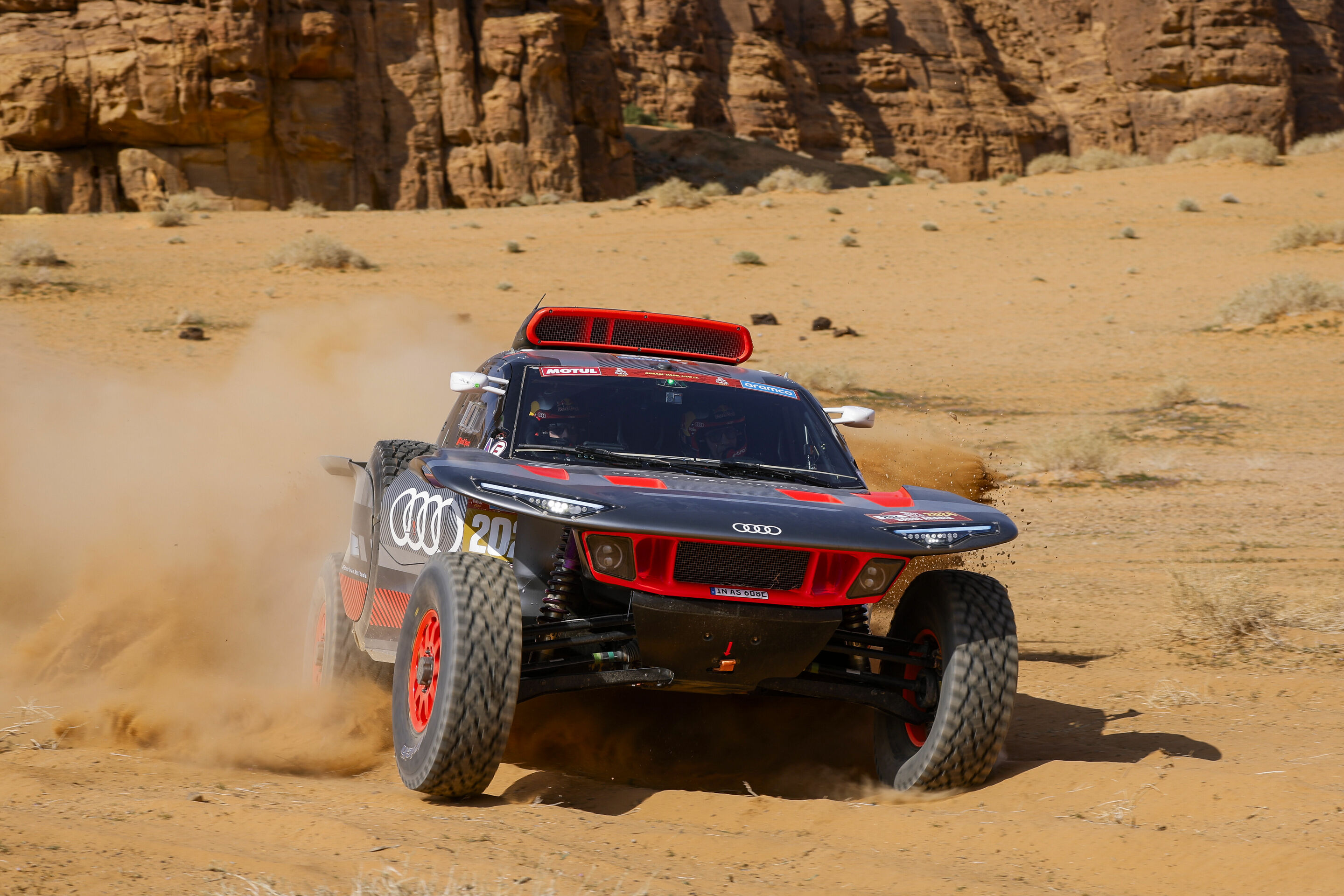 Rallye Dakar 2024 - Audi RS Q e-tron #202 (Team Audi Sport), Stéphane Peterhansel/Edouard Boulanger