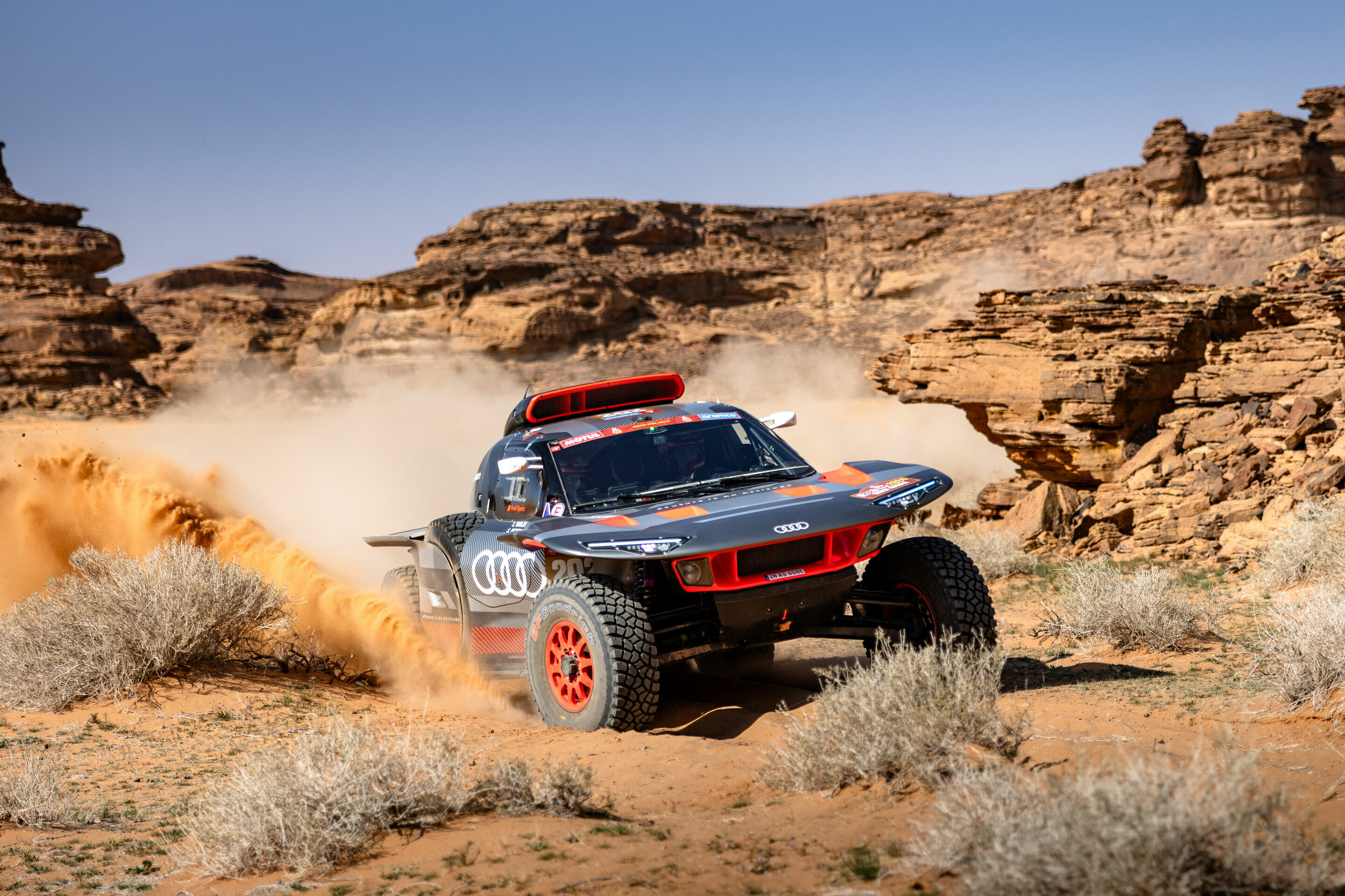 Rallye Dakar 2024 - Audi RS Q e-tron #202 (Team Audi Sport), Stéphane Peterhansel/Edouard Boulanger