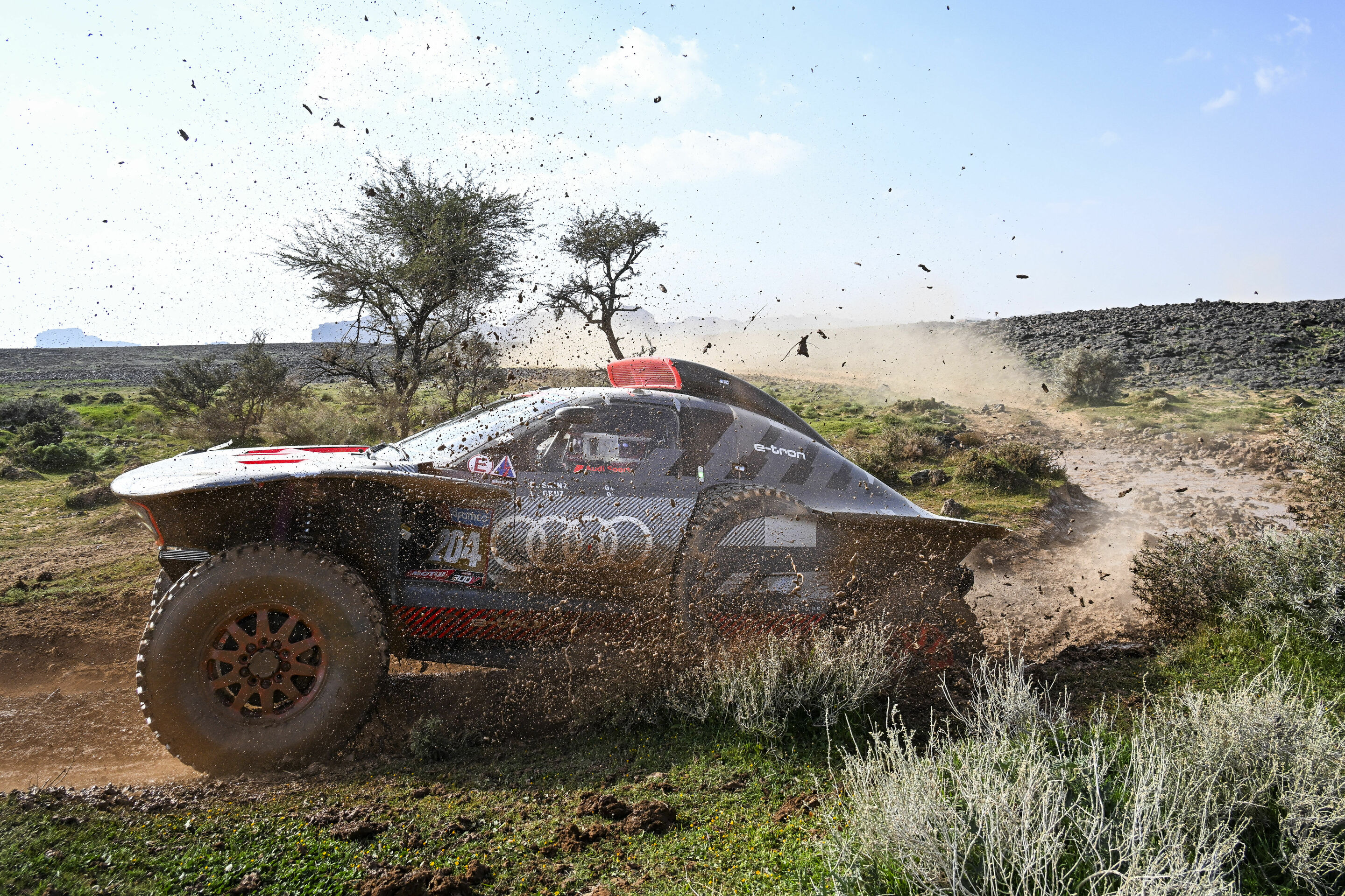 Rallye Dakar 2024 - Audi RS Q e-tron #204 (Team Audi Sport), Carlos Sainz/Lucas Cruz