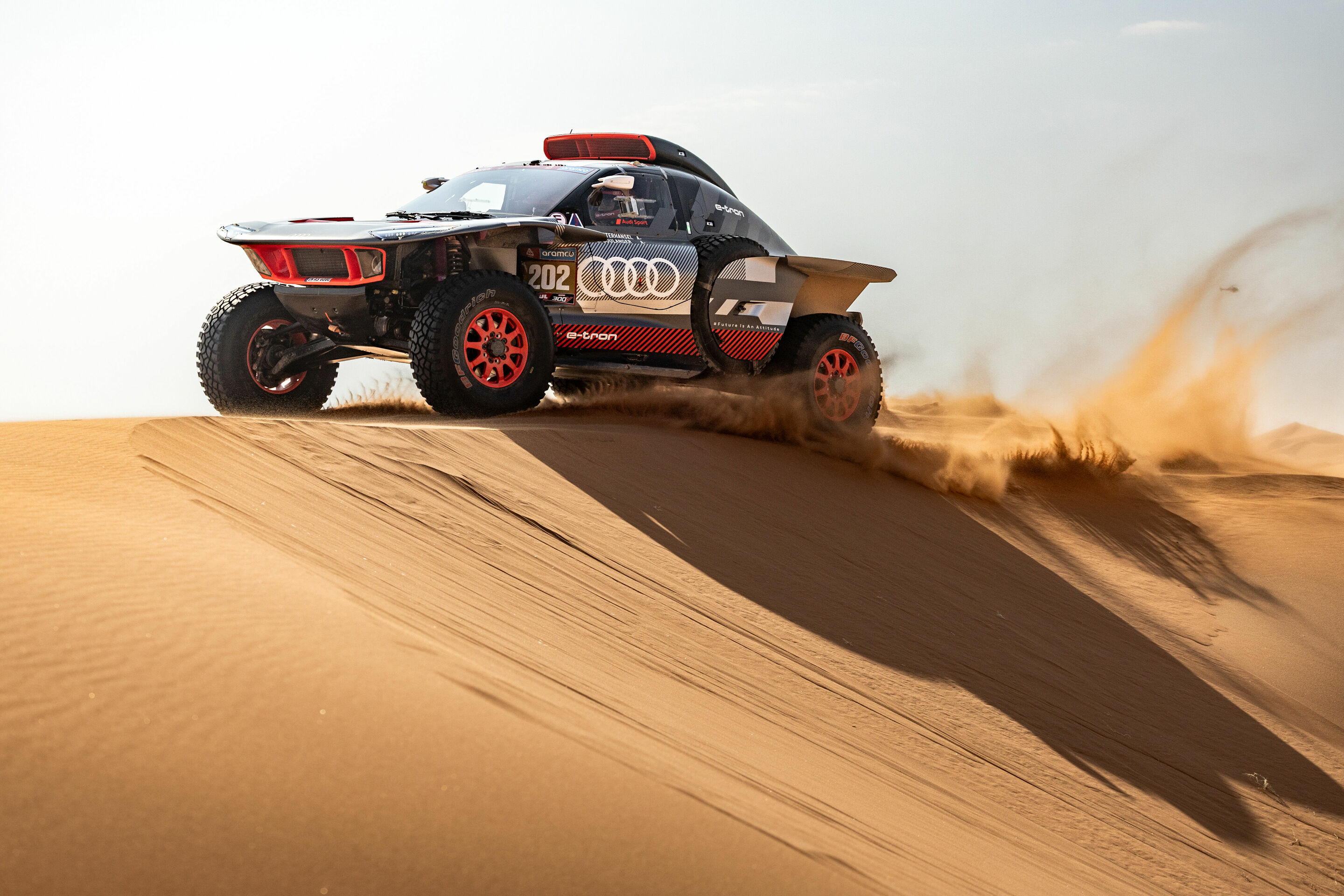 Rallye Dakar 2024 - Audi RS Q e-tron #202 (Team Audi Sport), Stéphane Peterhansel/Edouard Boulanger