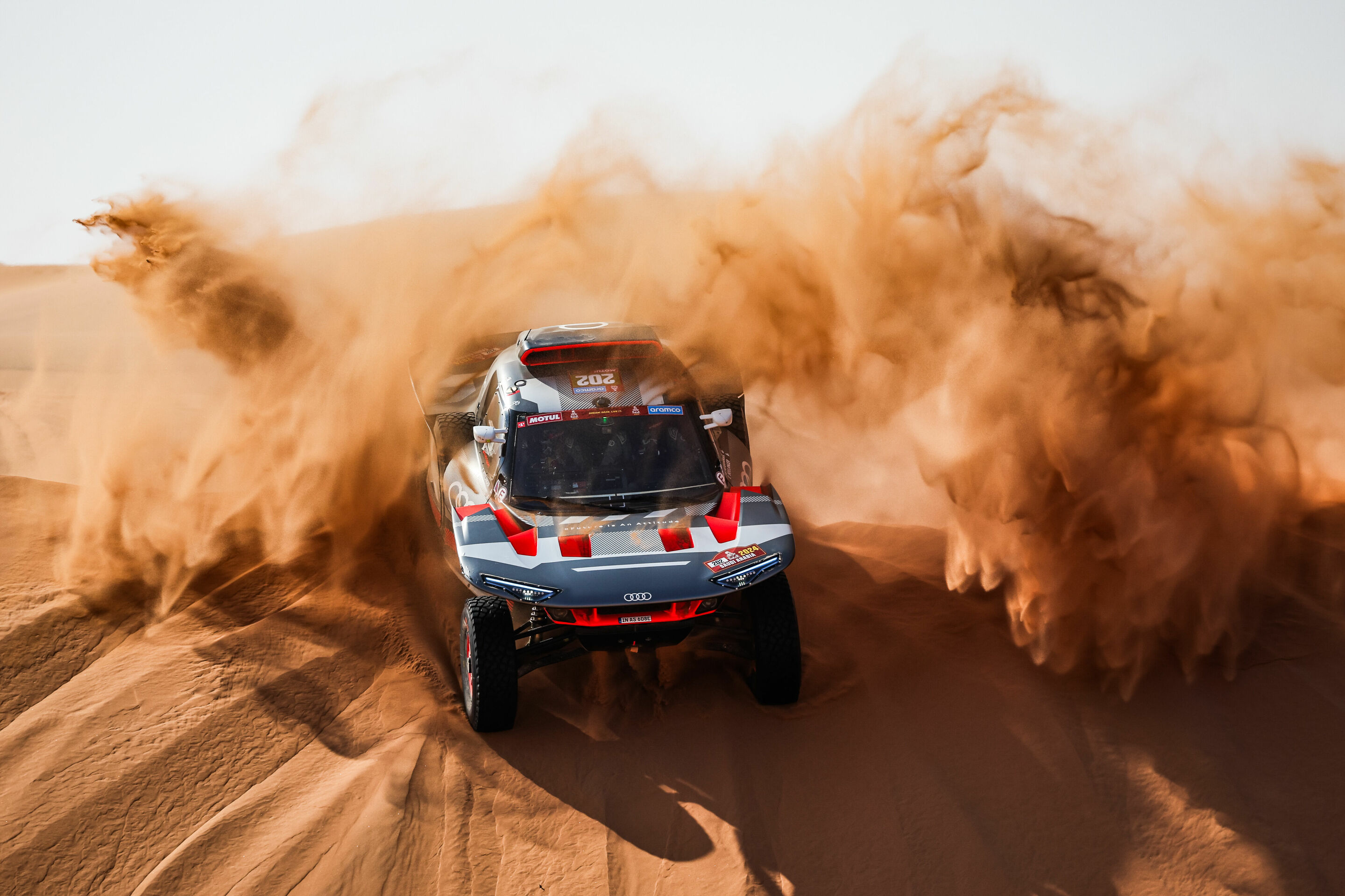 Rallye Dakar 2024 - Audi RS Q e-tron #202 (Team Audi Sport), Stéphane Peterhansel/Edouard Boulanger