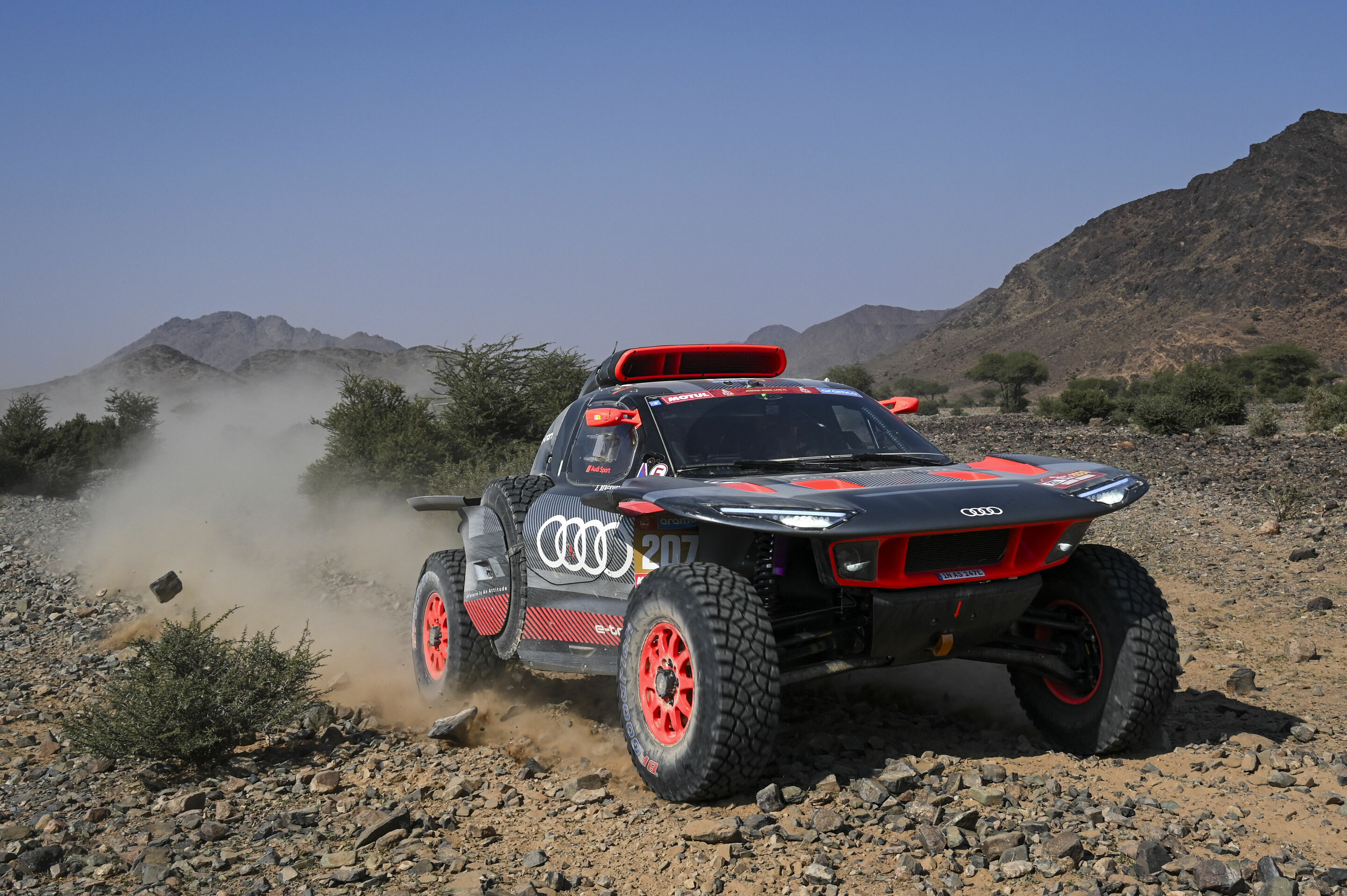 Rallye Dakar 2024 - Audi RS Q e-tron #207 (Team Audi Sport), Mattias Ekström/Emil Bergkvist
