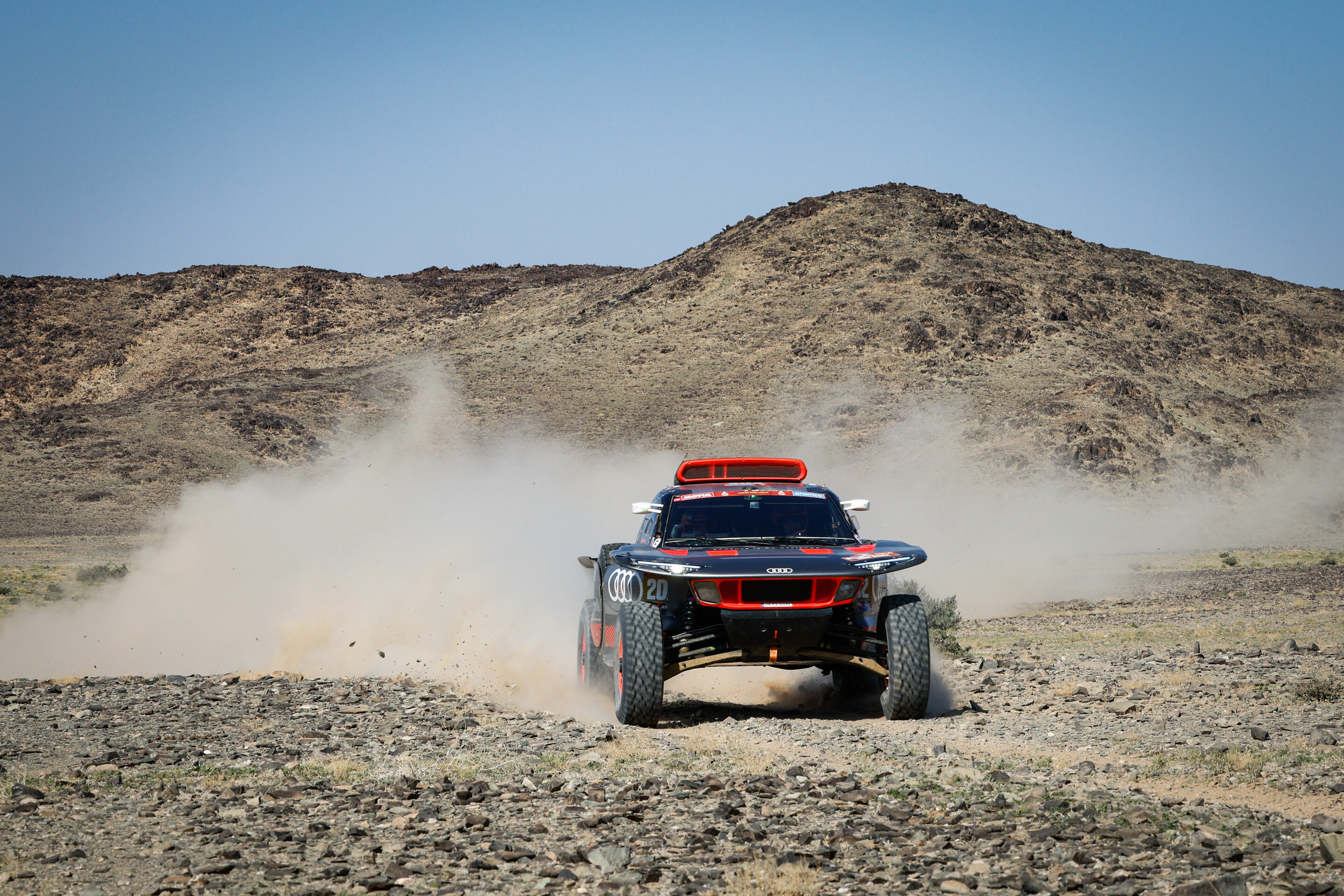 Rallye Dakar 2024 - Audi RS Q e-tron #202 (Team Audi Sport), Stéphane Peterhansel/Edouard Boulanger