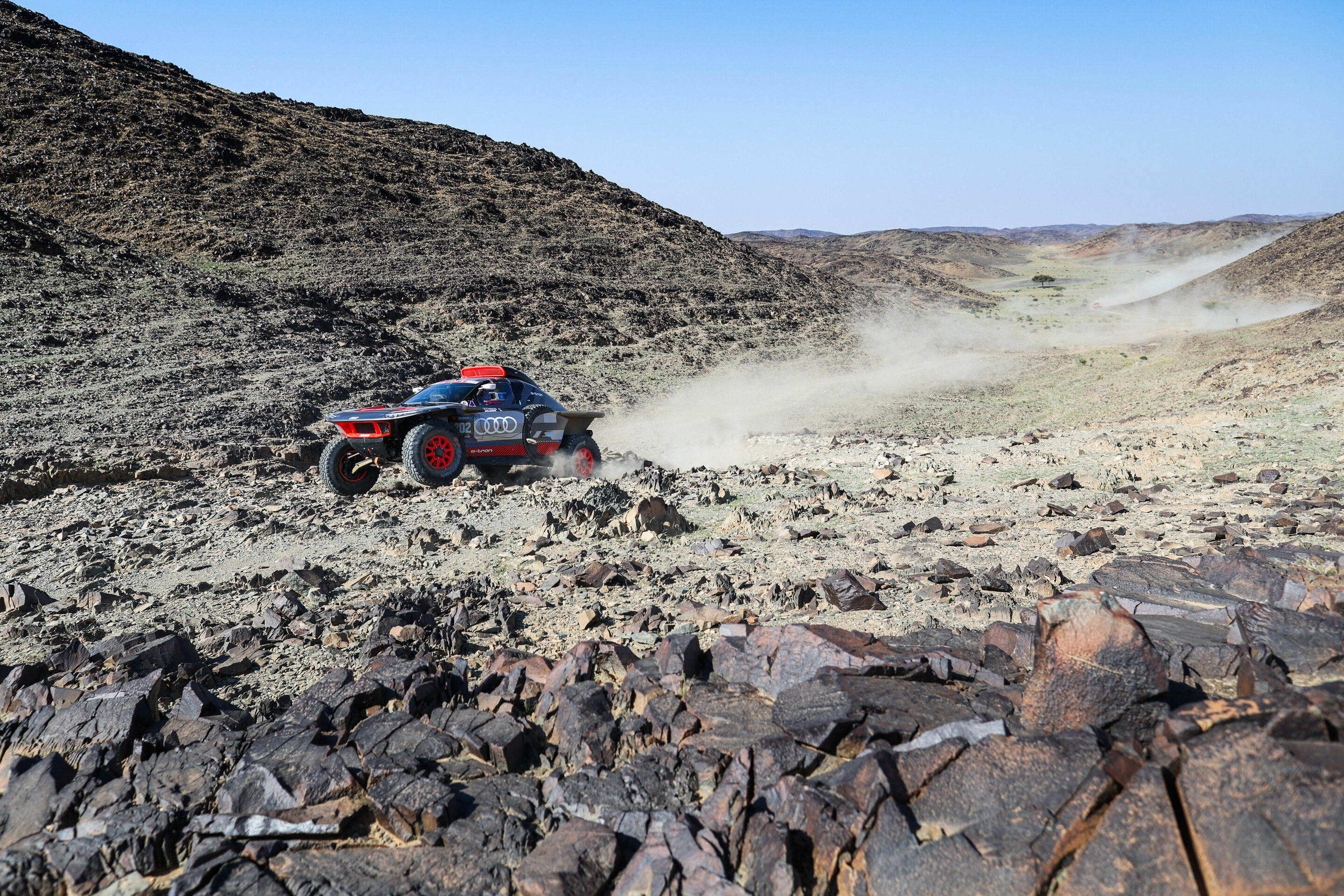 Dakar Rally 2024 - Audi RS Q e-tron #202 (Team Audi Sport), Stéphane Peterhansel/Edouard Boulanger