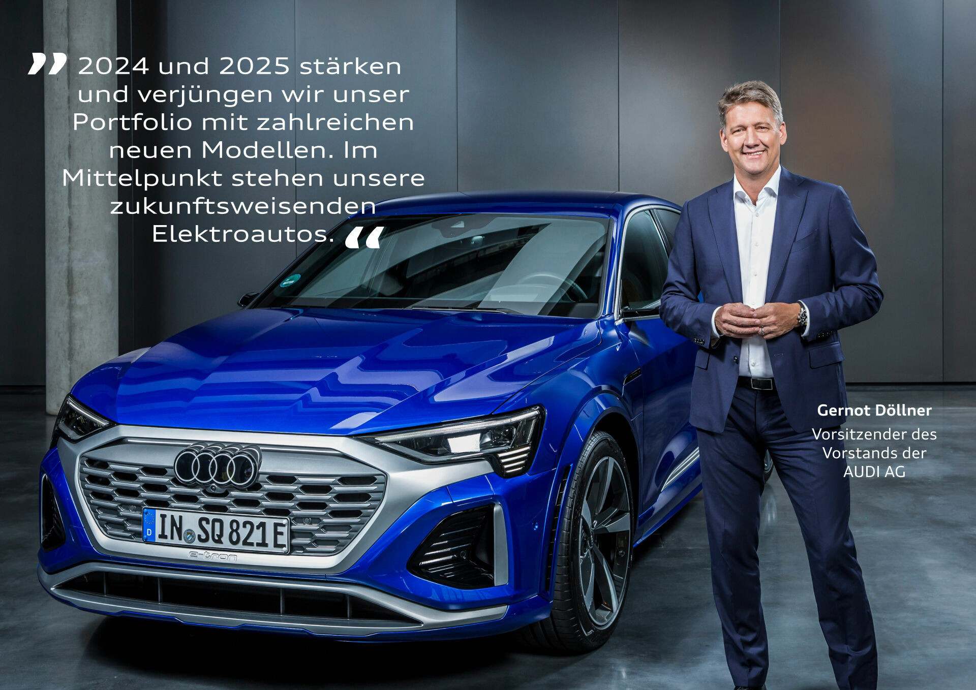 Audi liefert 2023 rund 1,9 Millionen Fahrzeuge aus und startet gestärkt in herausforderndes Jahr - Gernot Döllner, Vorsitzender des Vorstands der AUDI AG