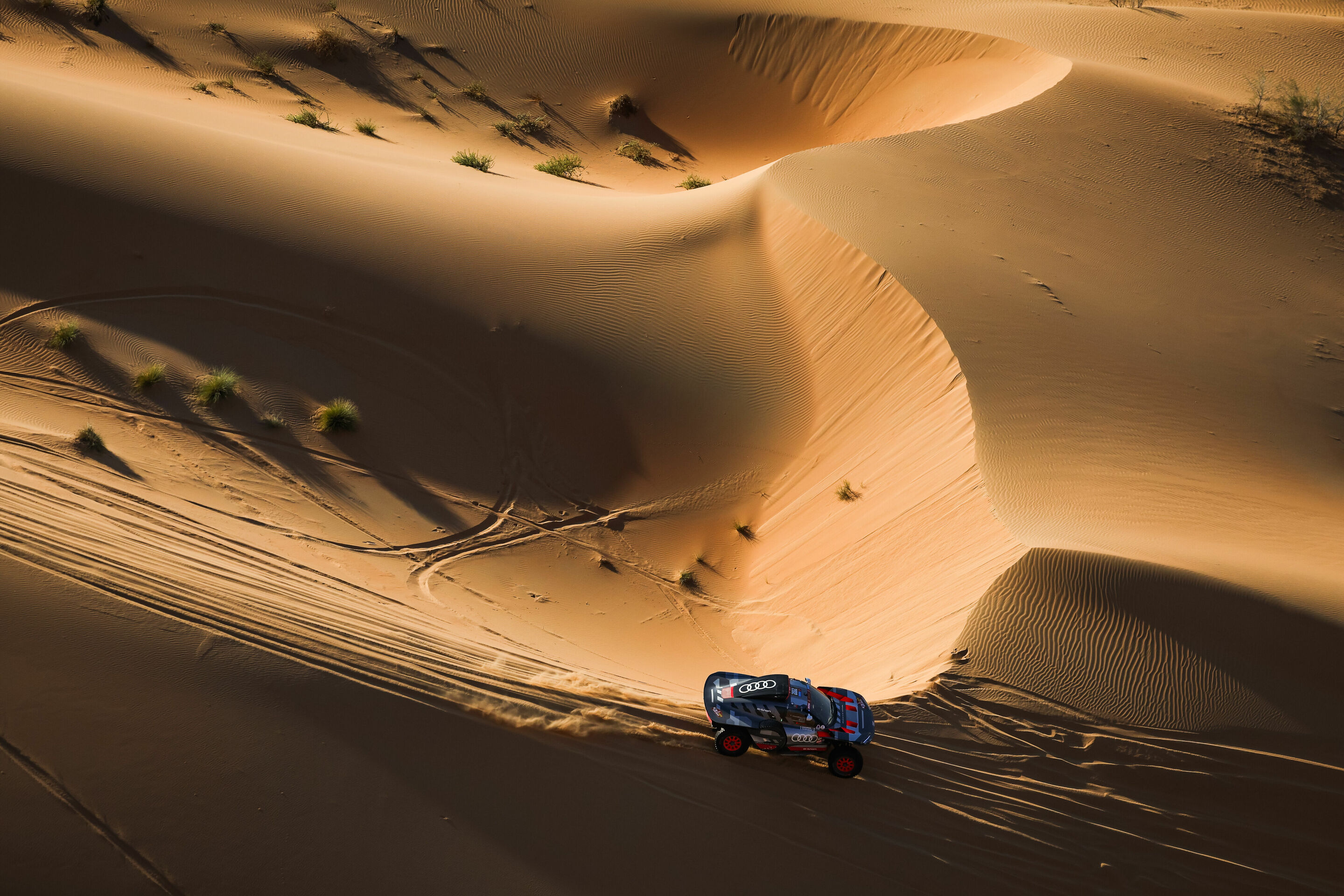 Rallye Dakar 2024 - Audi RS Q e-tron #202 (Team Audi Sport), Stéphane Peterhansel/Edouard Boulanger