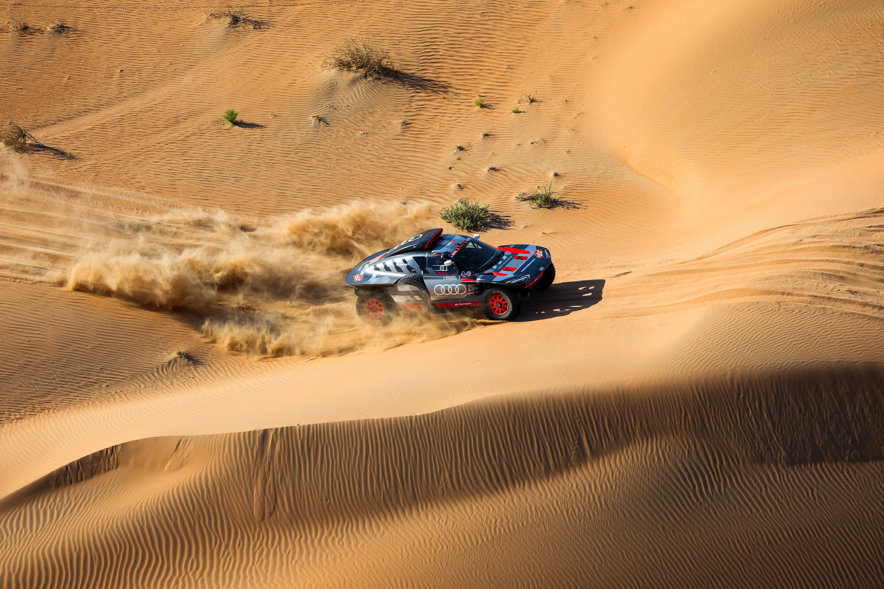 Rallye Dakar 2024 - Audi RS Q e-tron #202 (Team Audi Sport), Stéphane Peterhansel/Edouard Boulanger