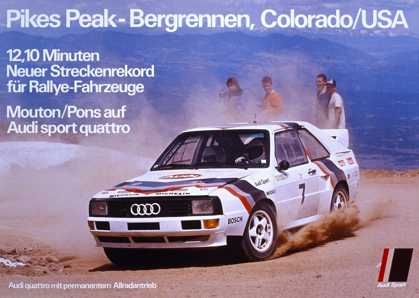 Audi Tradition to celebrate multiple anniversaries in 2024 - At Pikes Peak in 1984, Michèle Mouton drove an Audi Sport quattro to victory in the rally car class for Audi – a chapter in the “Anniversary Dates 2024” booklet from Audi Tradition tells the...
