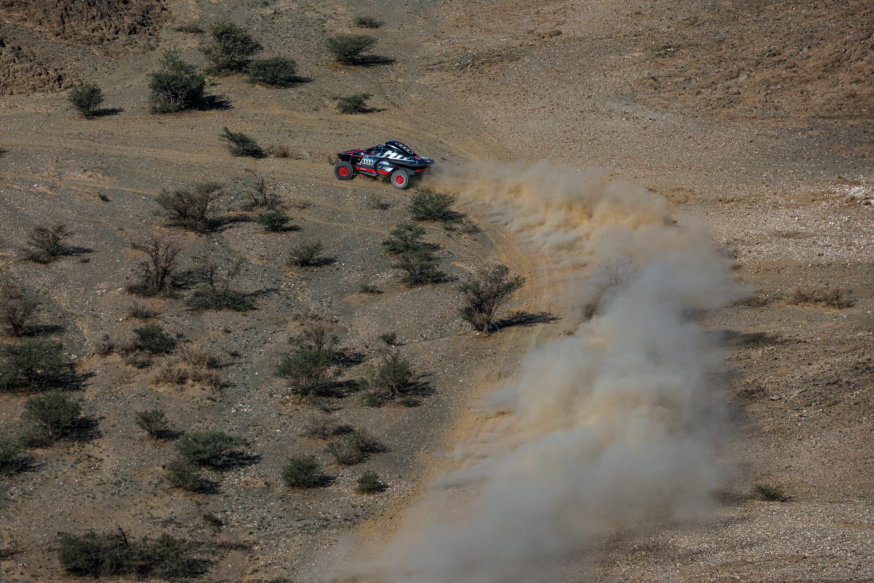 Rallye Dakar 2024 - Audi RS Q e-tron #204 (Team Audi Sport), Carlos Sainz/Lucas Cruz