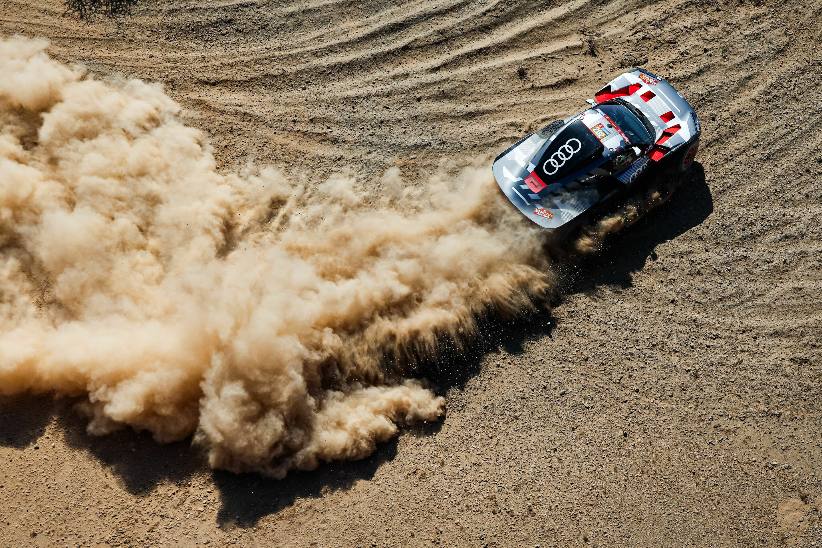 Rallye Dakar 2024 - Audi RS Q e-tron #202 (Team Audi Sport), Stéphane Peterhansel/Edouard Boulanger