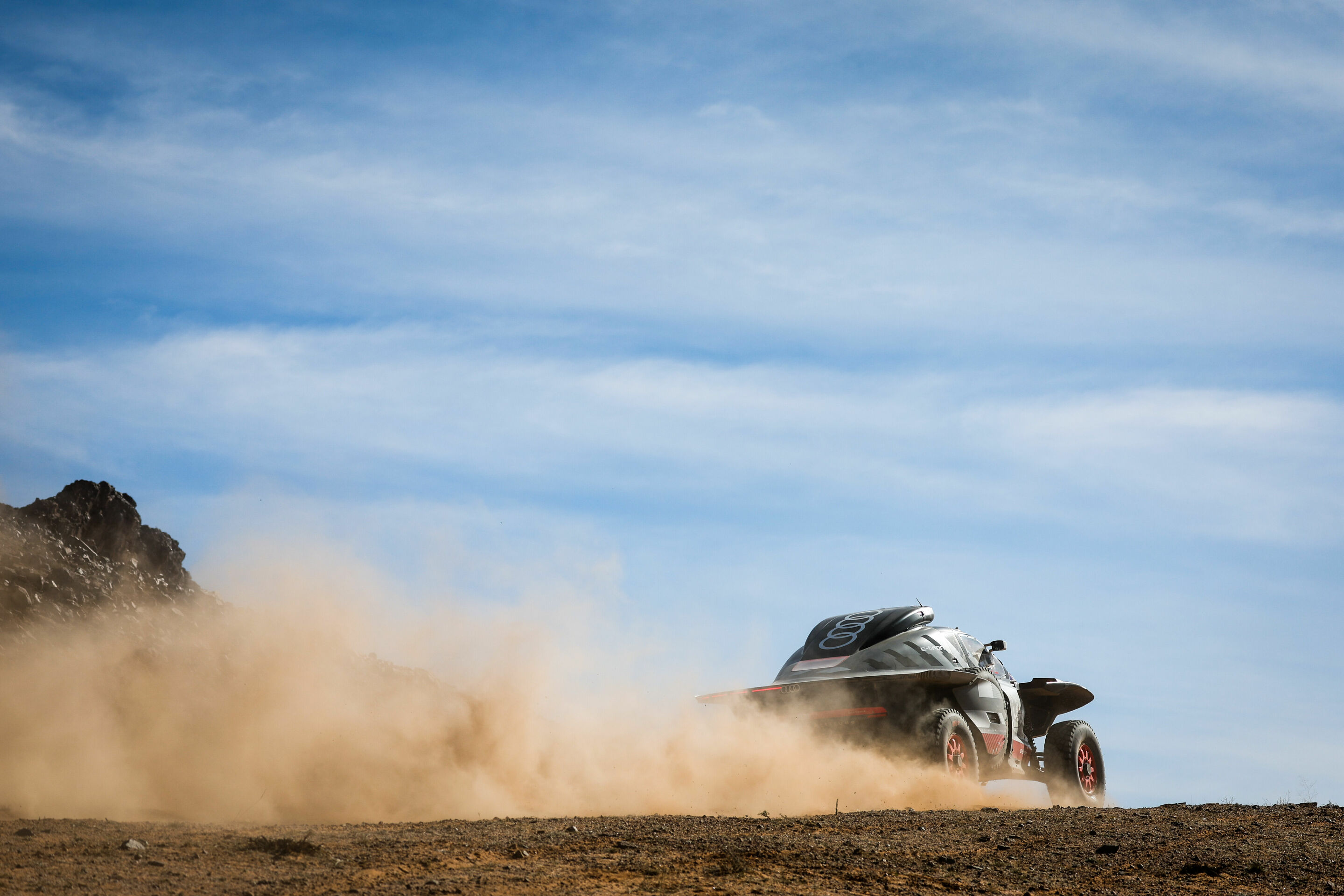 Rallye Dakar 2024 - Audi RS Q e-tron #202 (Team Audi Sport), Stéphane Peterhansel/Edouard Boulanger