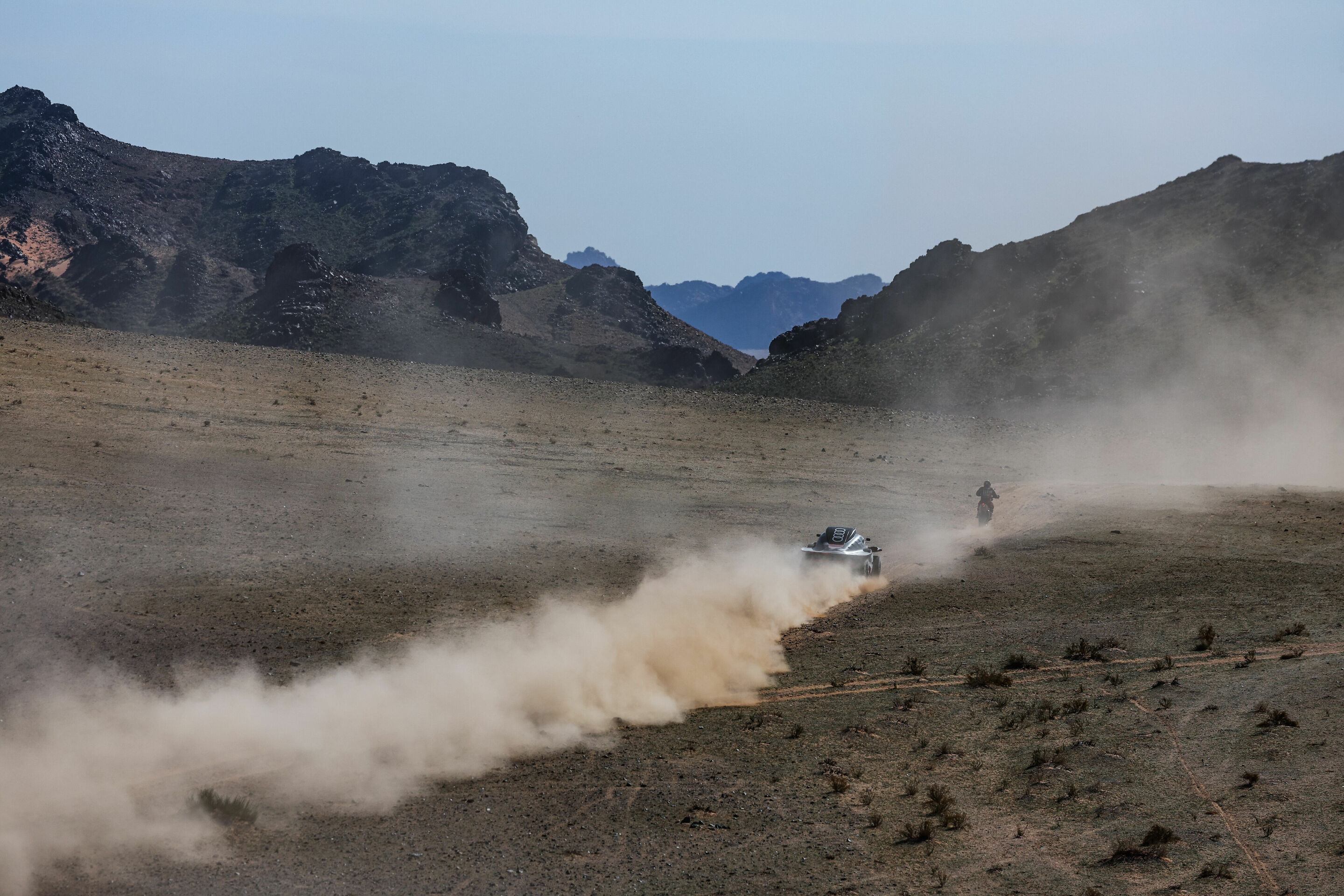 Dakar Rally 2024 - Audi RS Q e-tron #202 (Team Audi Sport), Stéphane Peterhansel/Edouard Boulanger