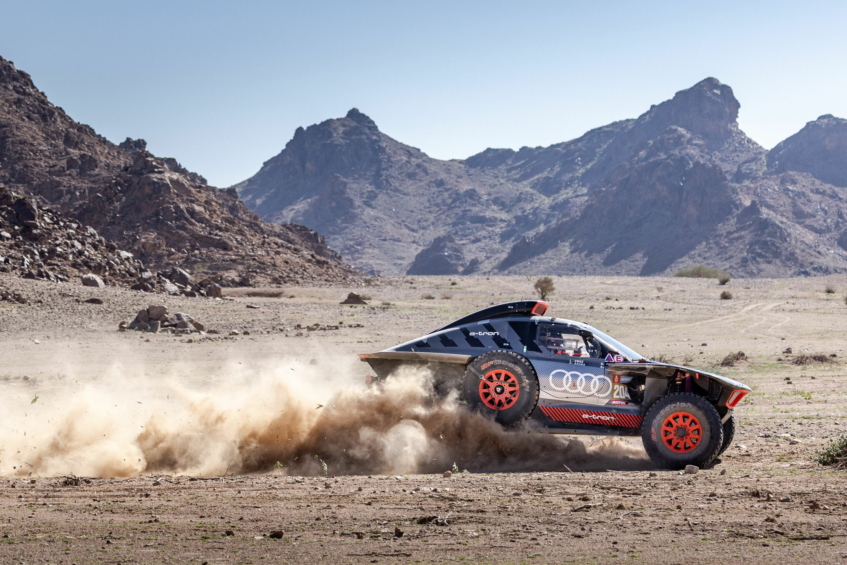 Rallye Dakar 2024 - Audi RS Q e-tron #204 (Team Audi Sport), Carlos Sainz/Lucas Cruz