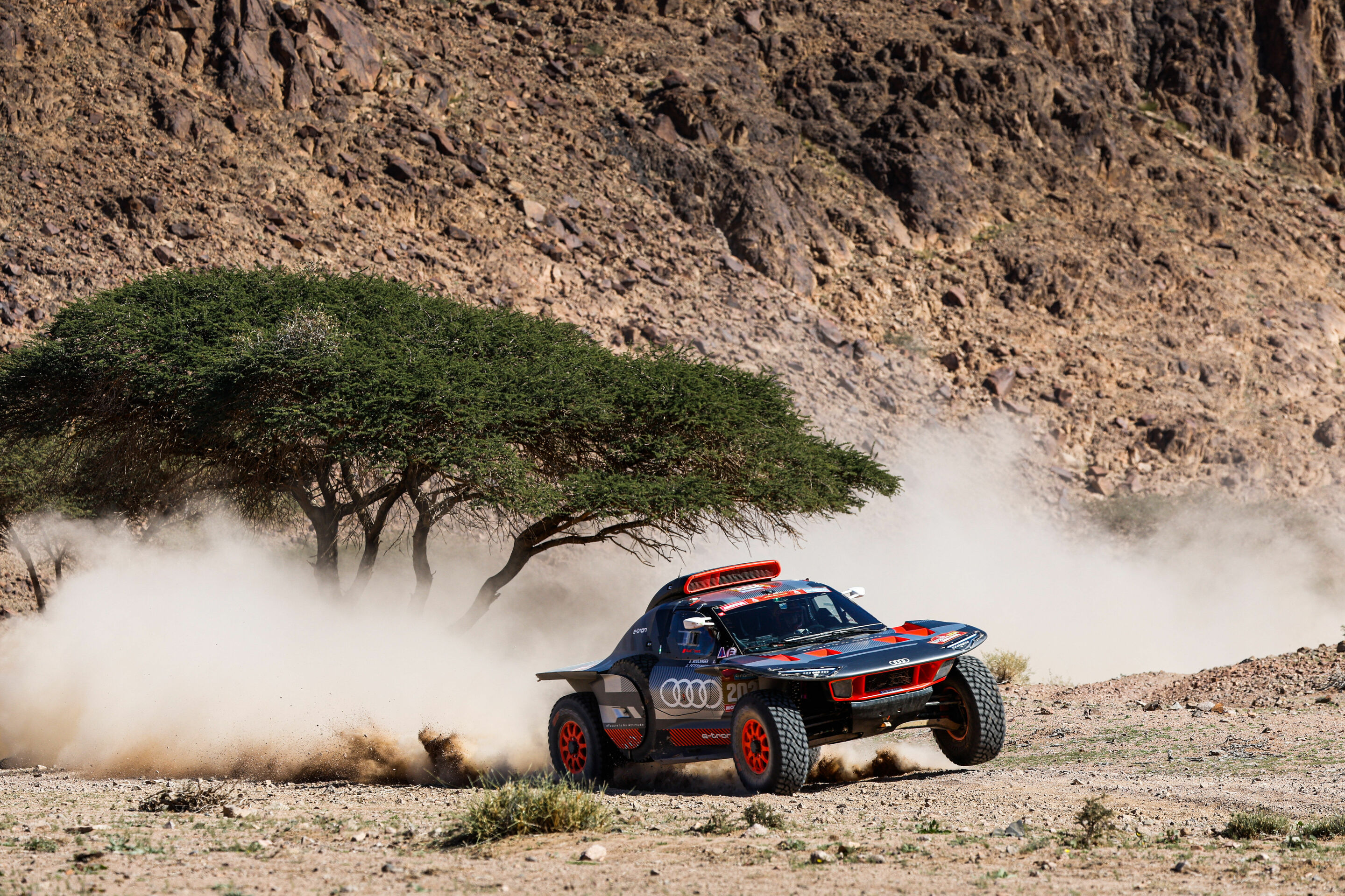 Dakar Rally 2024 - Audi RS Q e-tron #202 (Team Audi Sport), Stéphane Peterhansel/Edouard Boulanger
