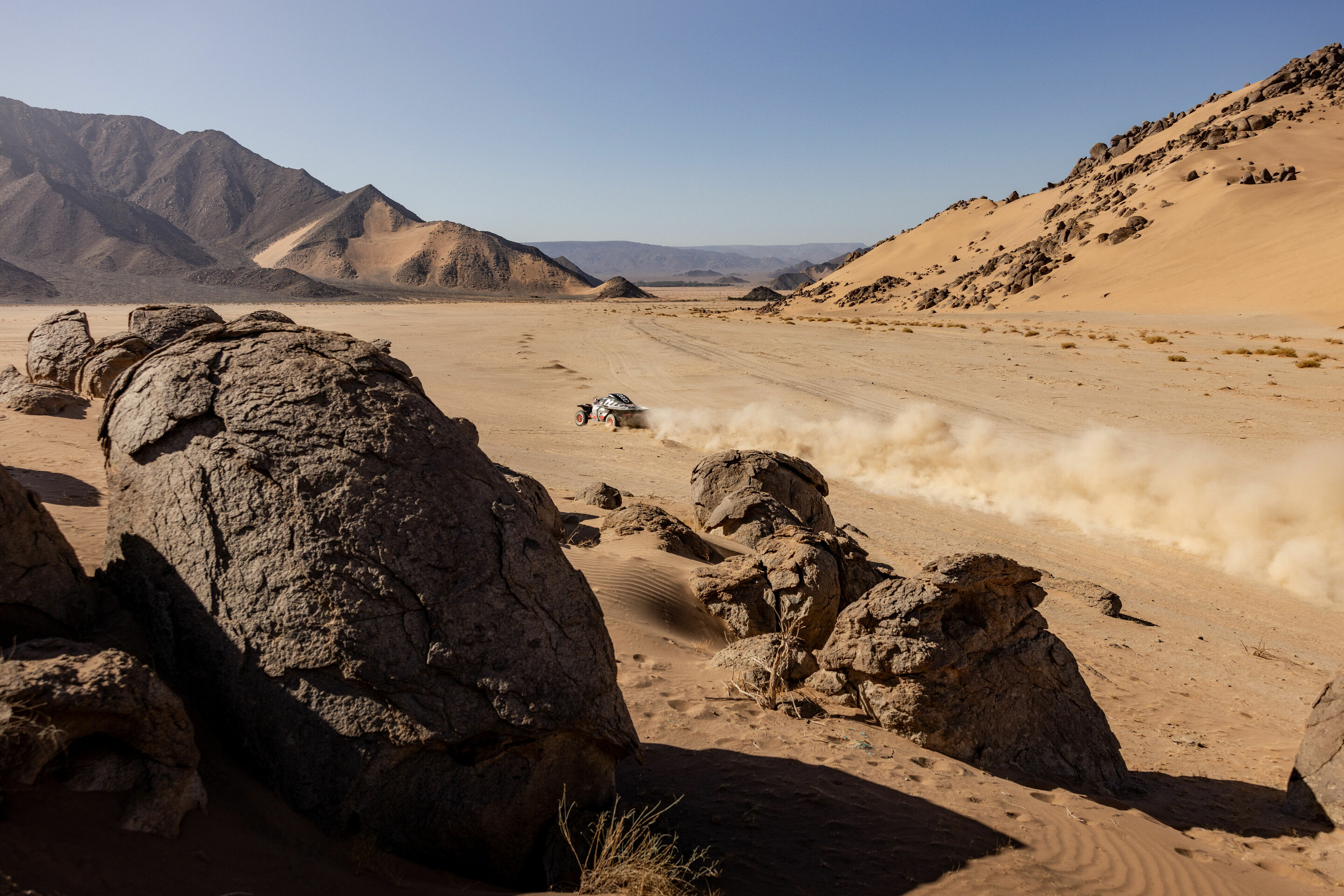 Rallye Dakar 2024 - Audi RS Q e-tron #202 (Team Audi Sport), Stéphane Peterhansel/Edouard Boulanger