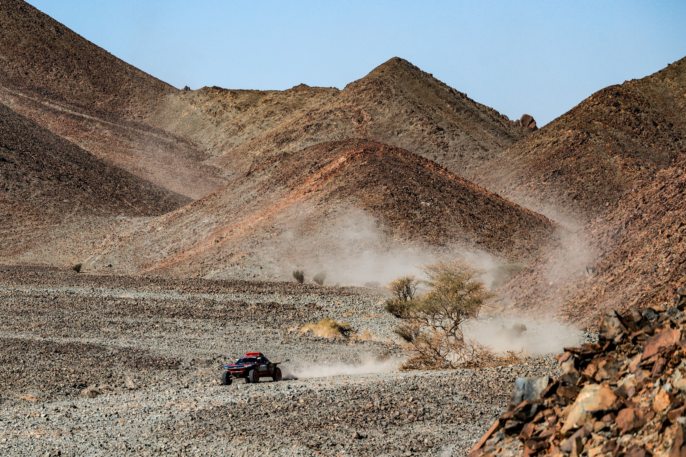 Rallye Dakar 2024 - Audi RS Q e-tron #202 (Team Audi Sport), Stéphane Peterhansel/Edouard Boulanger