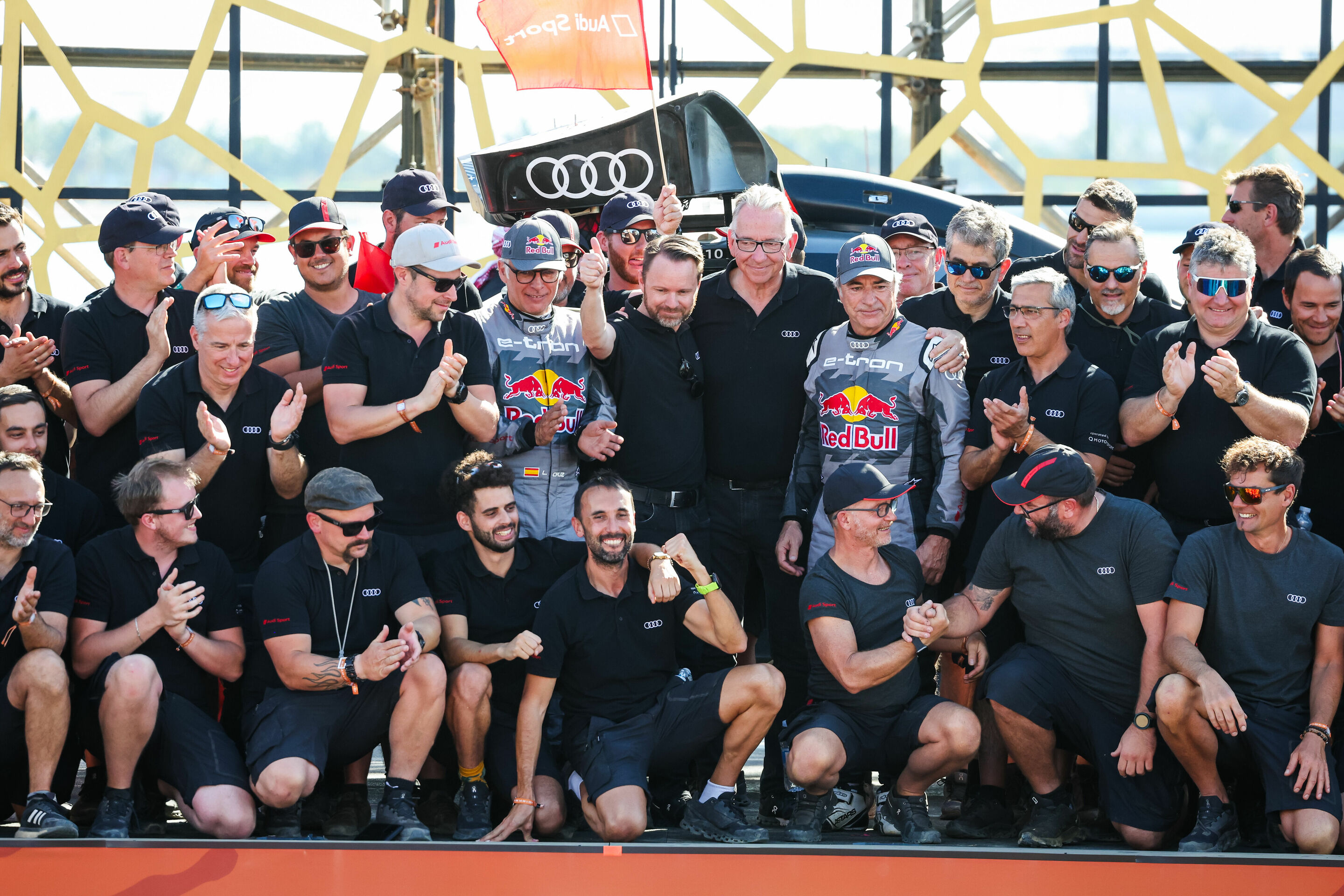 Rallye Dakar 2024 - Lucas Cruz, Rolf Michl, Sven Quandt, Carlos Sainz, Team Audi Sport
