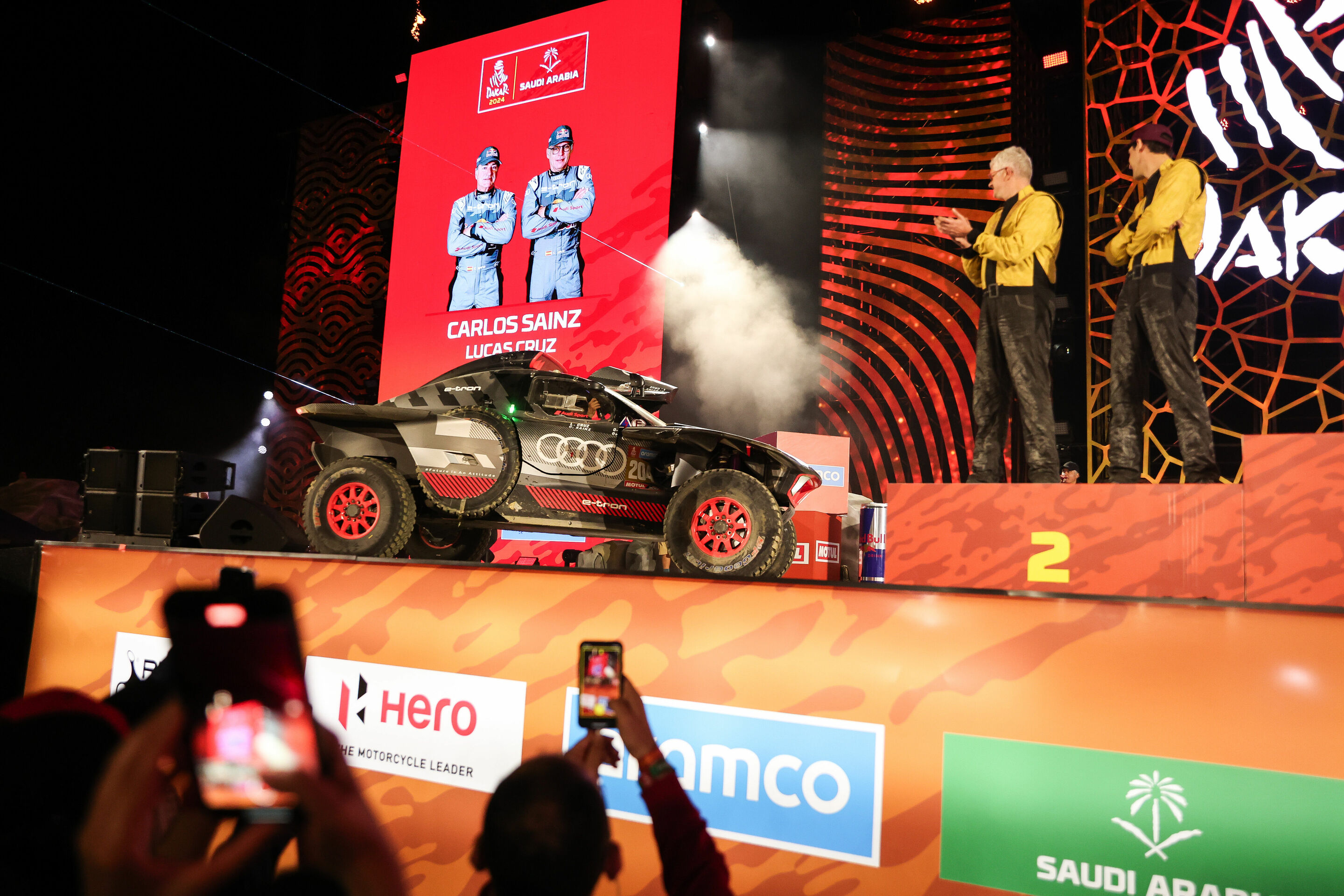 Dakar Rally 2024 - Audi RS Q e-tron #204 (Team Audi Sport), Carlos Sainz/Lucas Cruz