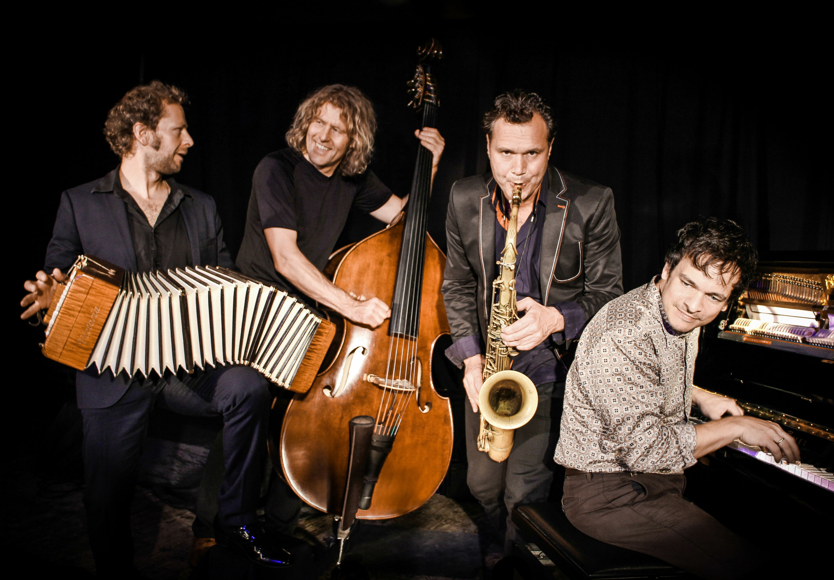 Quadro Nuevo beim Jazz im Audi Forum - Mitreißende Spielfreude: Quadro Nuevo gelten als eine der beliebtesten Jazzformationen Deutschlands, wenn nicht gar Europas